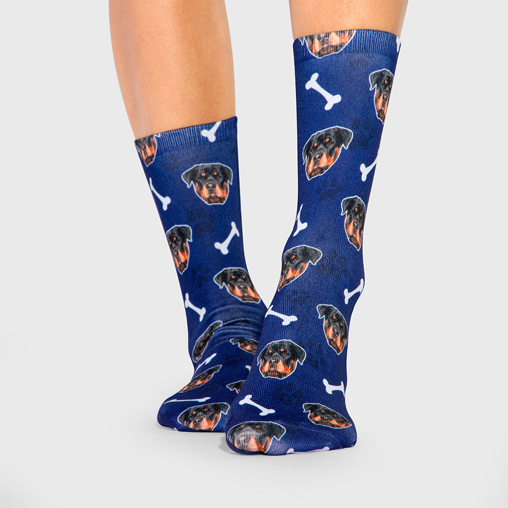 Personalized Dog Photo Socks