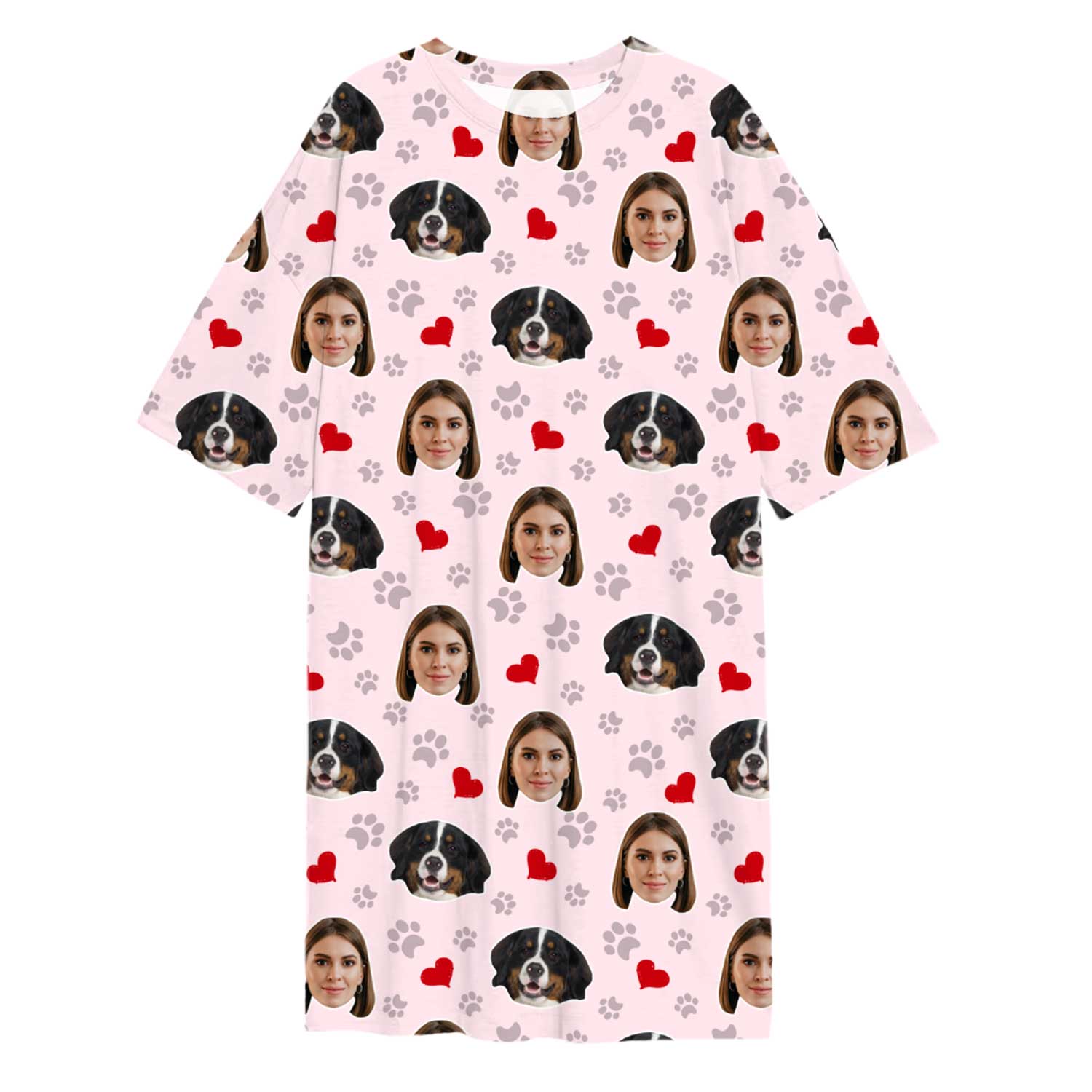 Paws & Hearts Custom Sleep Tee