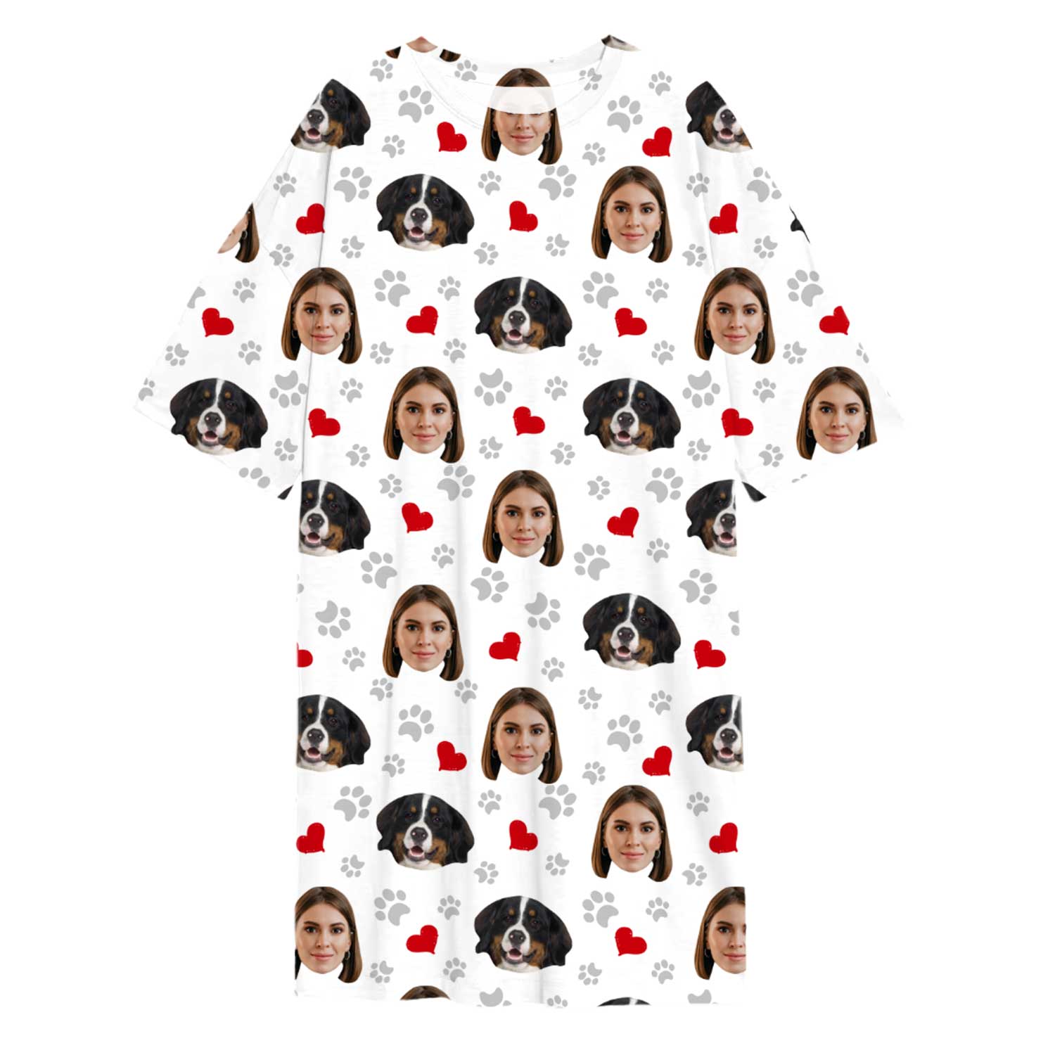 Paws & Hearts Custom Sleep Tee