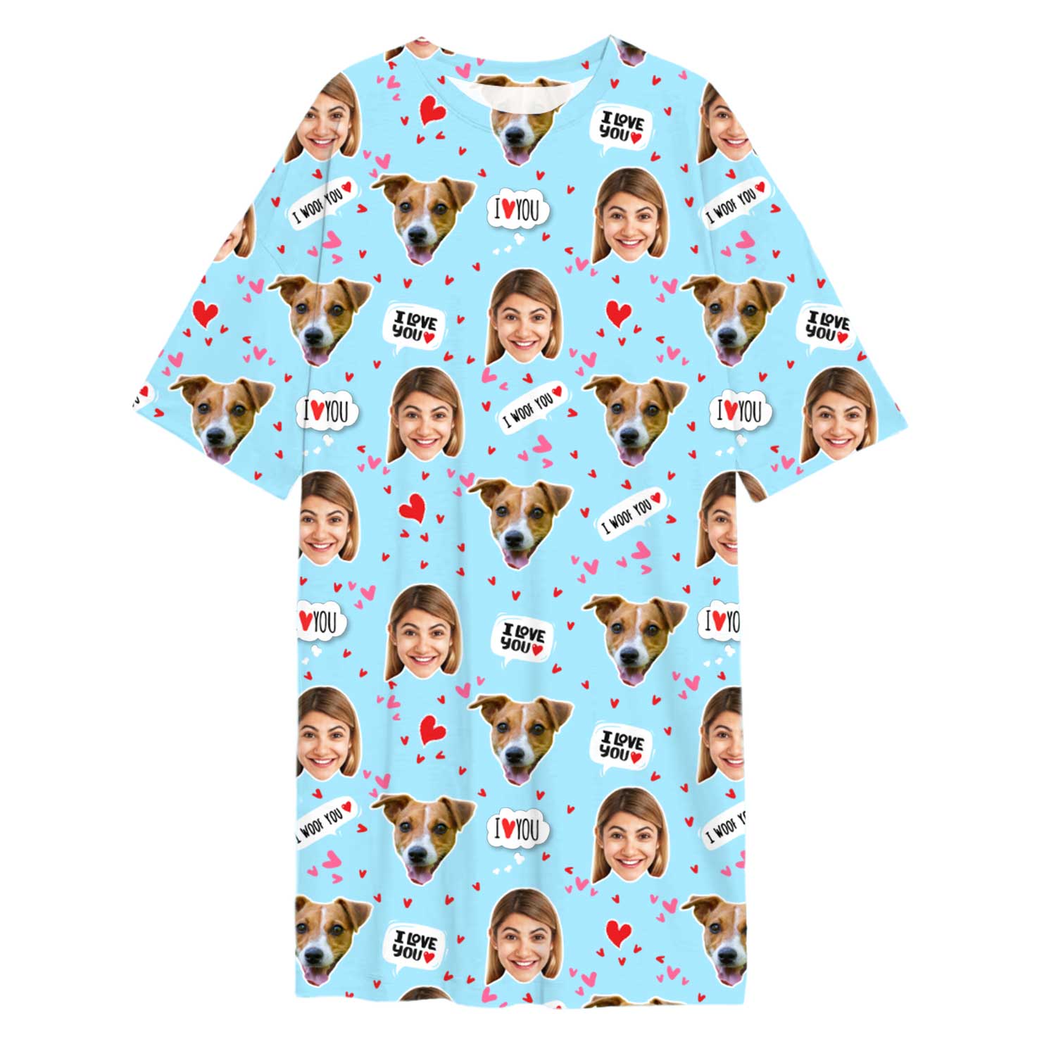 I Woof You Custom Sleep Tee