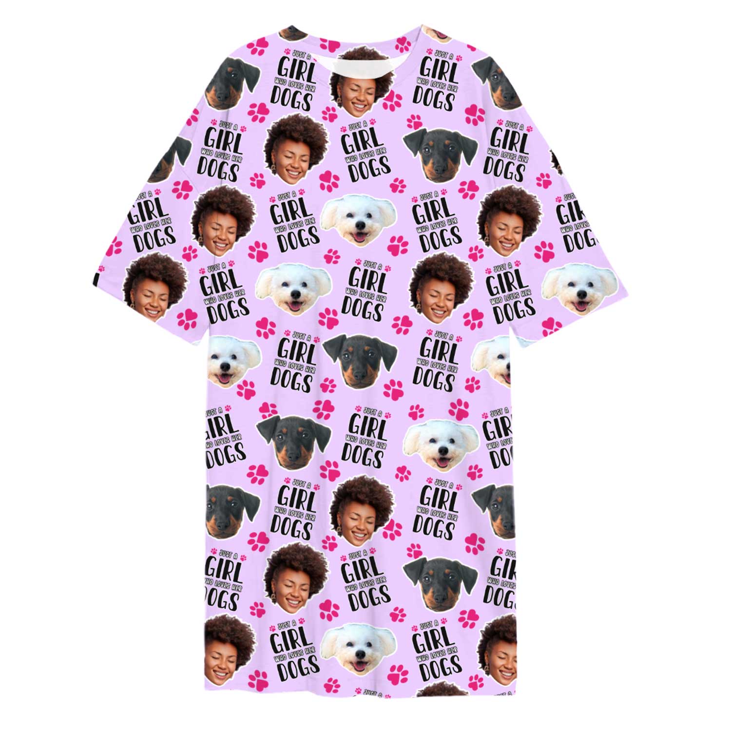 Just a Girl Who Loves Her Dogs Sleep Tee