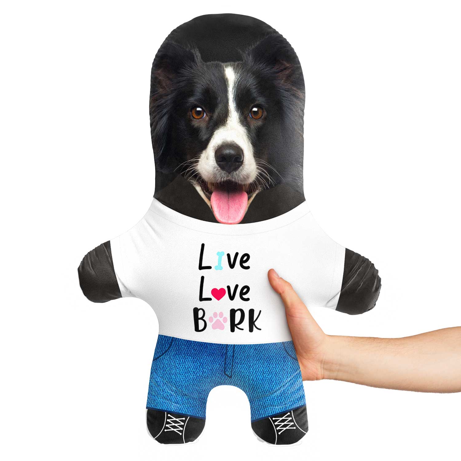 Live. Love. Bark Dog Teddy Bear