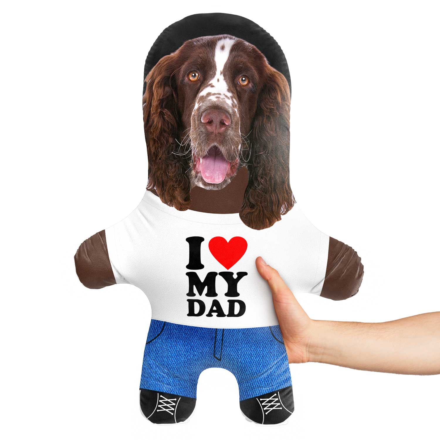 I Heart My Dad Dog Teddy Bear