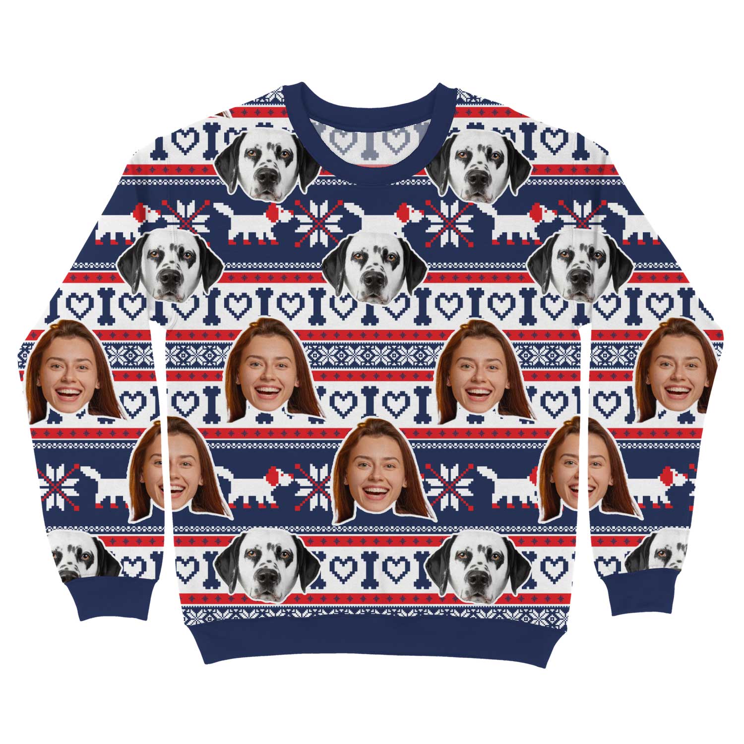 You & Your Dog Personalized Christmas Sweater