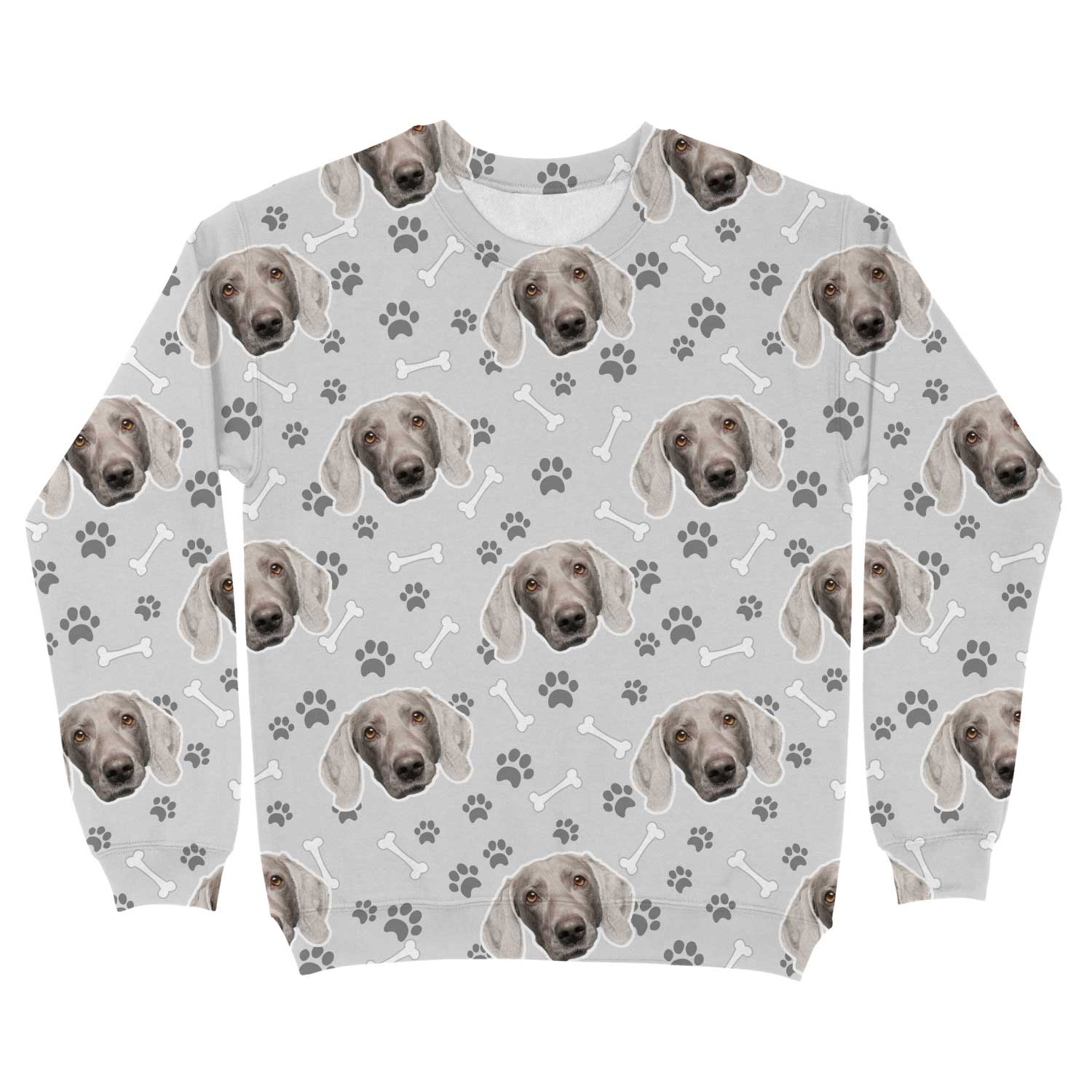 Dogzy Pattern Personalized Sweatshirt