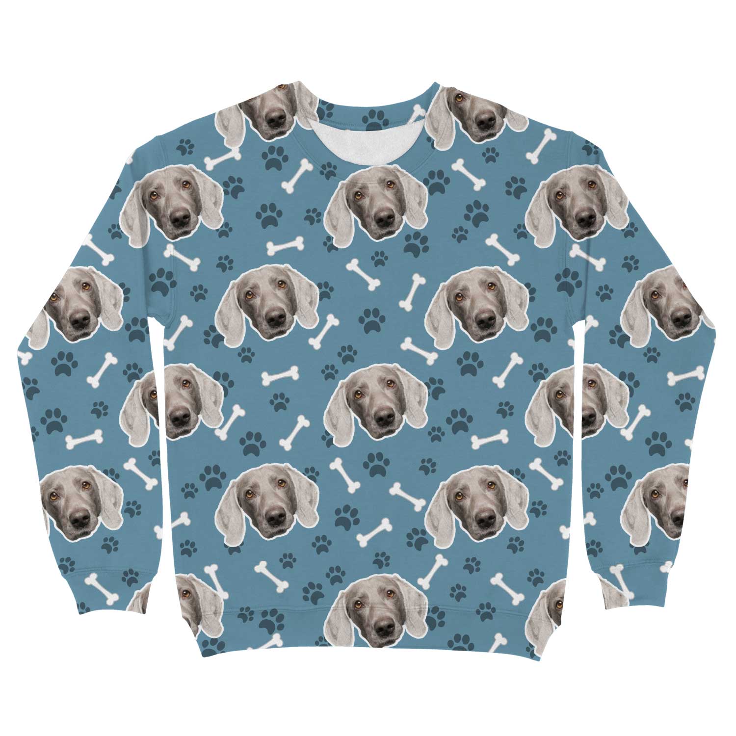 Dogzy Pattern Personalized Sweatshirt