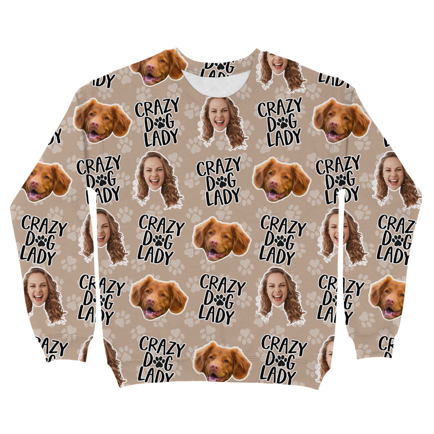 Crazy Dog Lady Personalized Sweatshirt