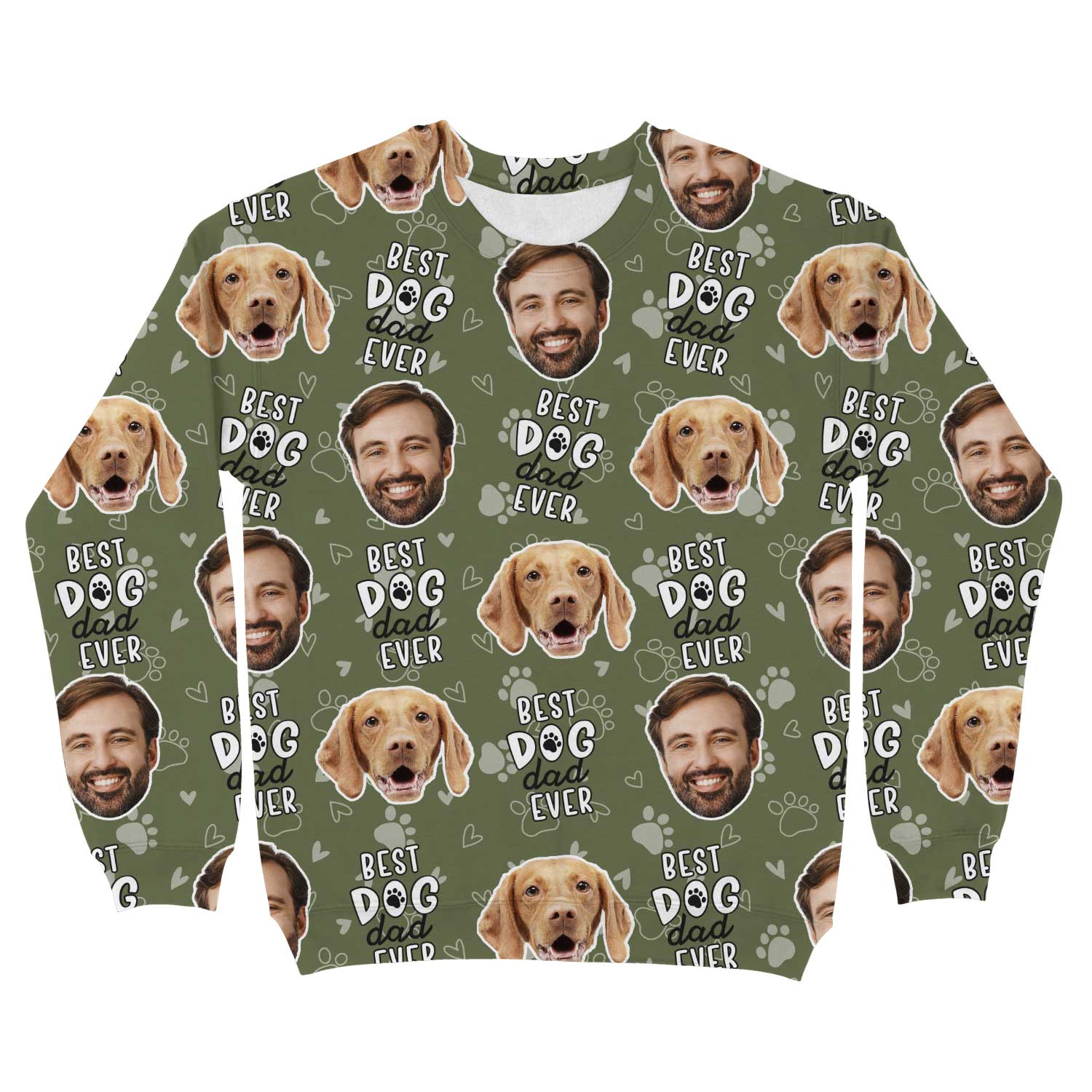 Best Dog Dad Ever Personalized Sweatshirt