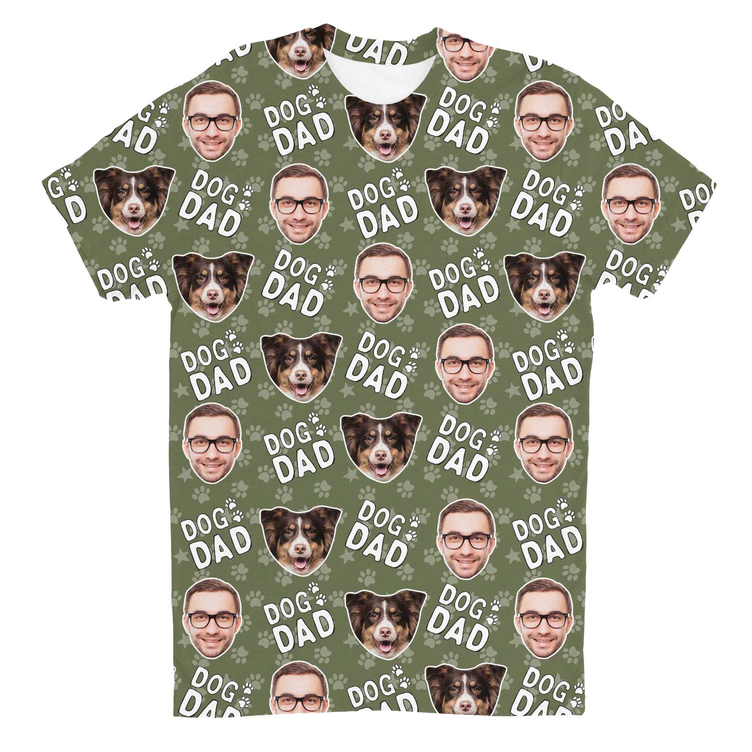 Dog Dad Custom T-Shirt