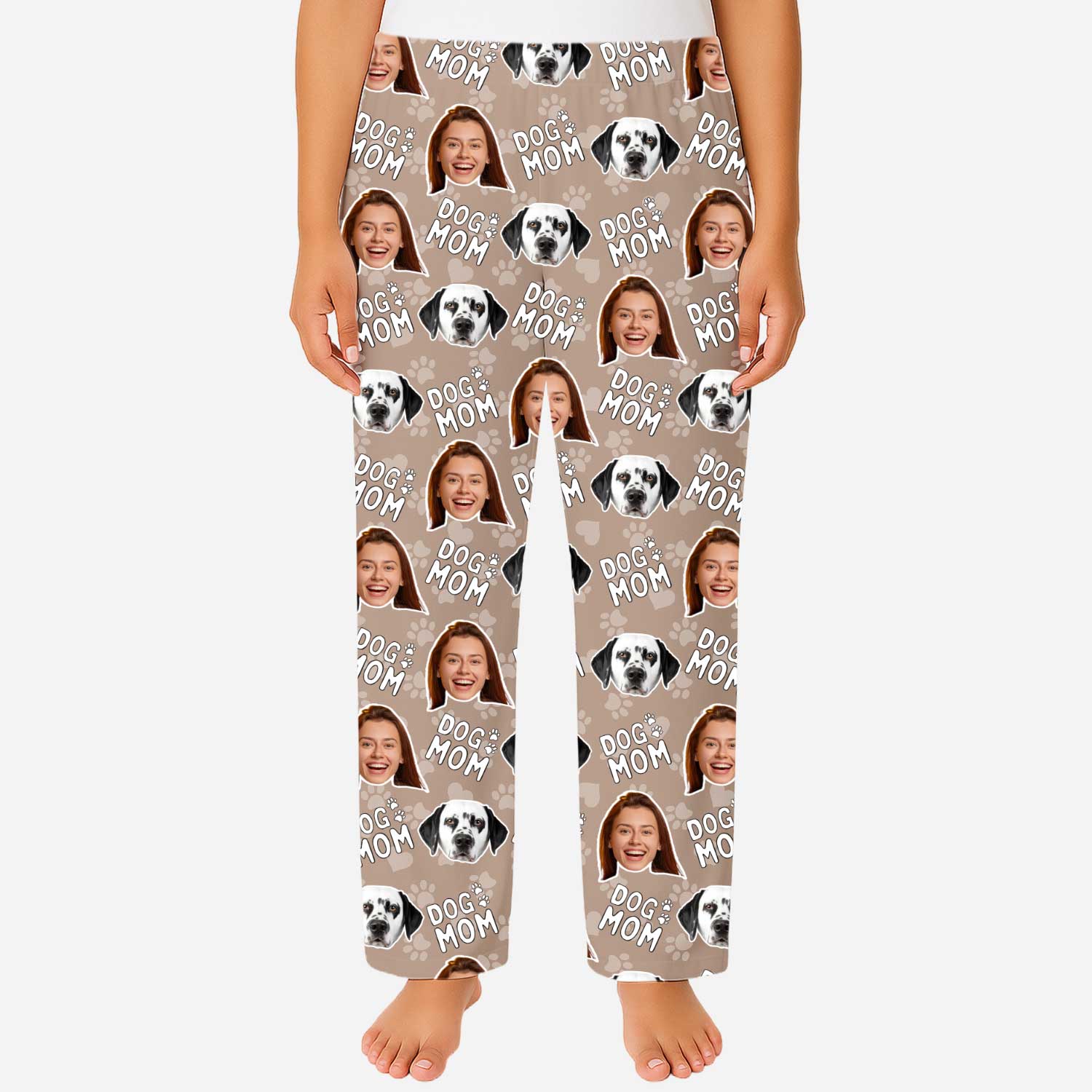 Women's Dog Mom Personalized PJ Pants