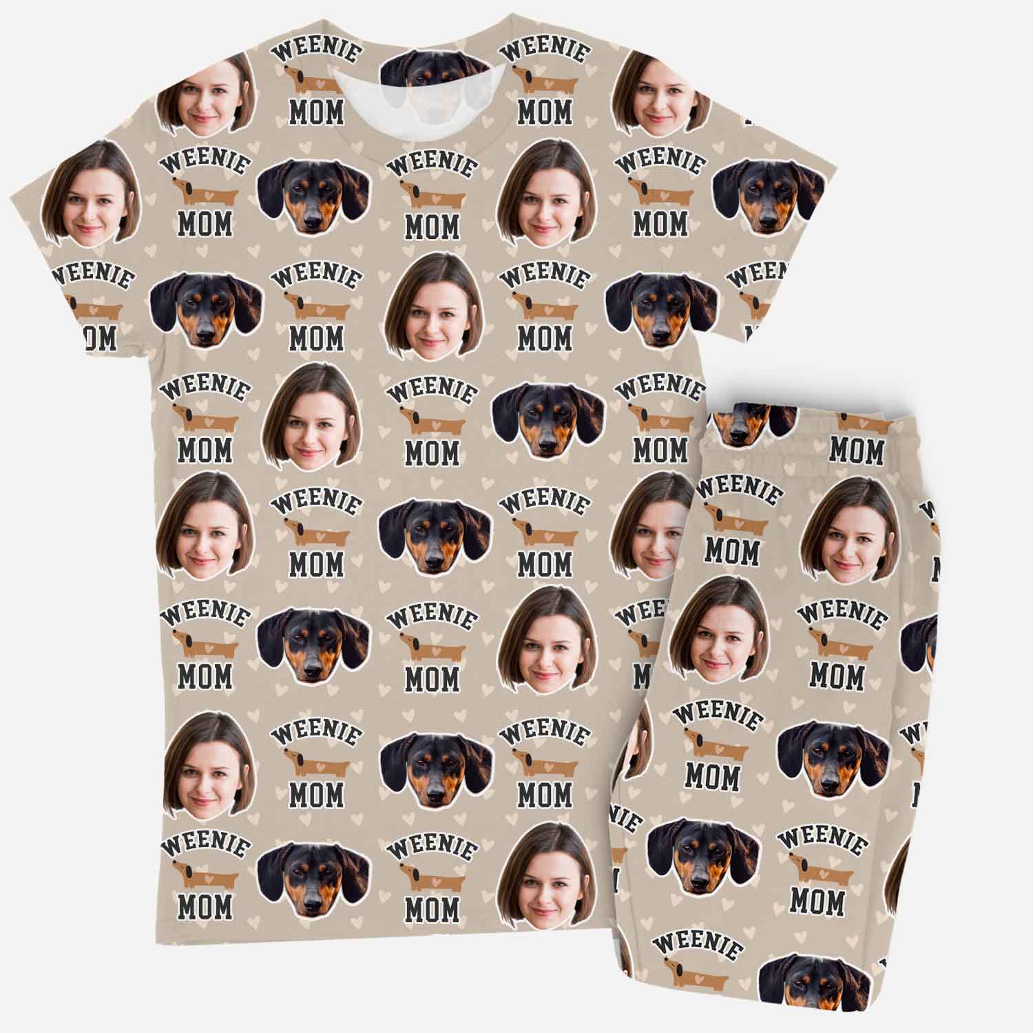 Weenie Mom Women’s Personalized Pajamas - Pant Set | Custom PJs