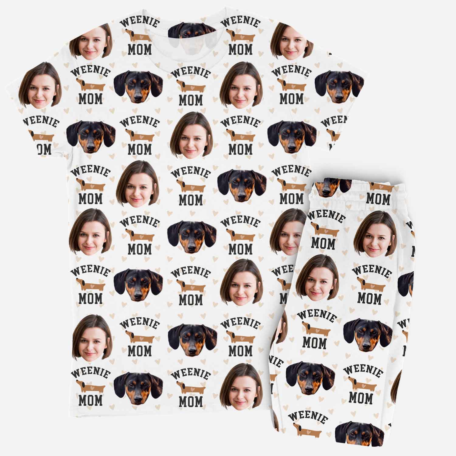 Weenie Mom Women’s Personalized Pajamas - Pant Set | Custom PJs