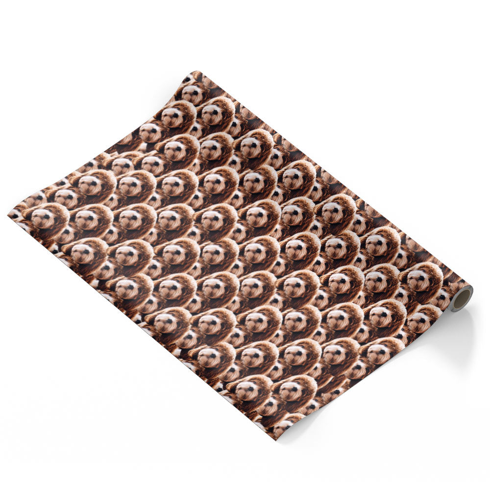 Dog Mash Personalized Wrapping Paper