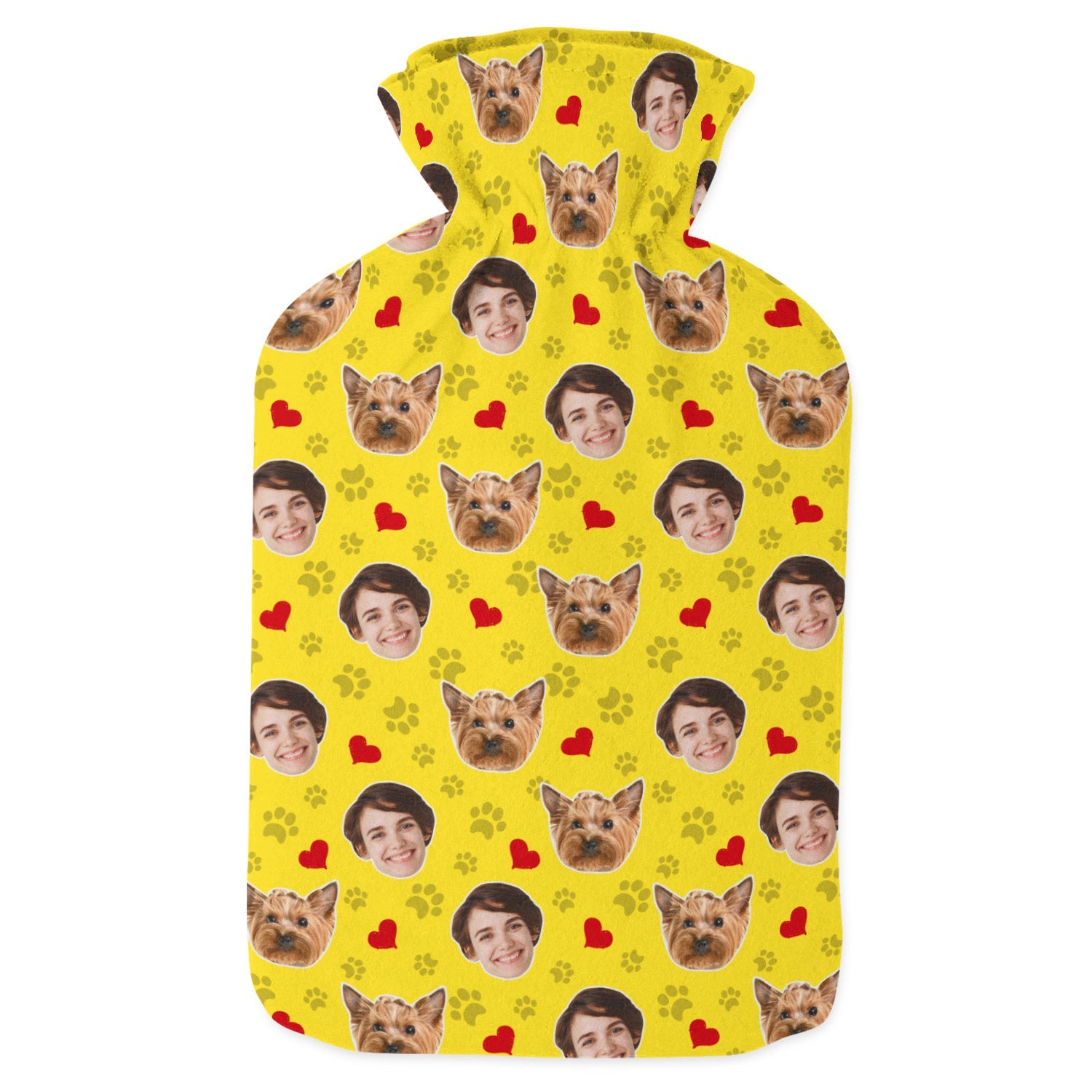 Paw Hearts Dog Hot Water Bottle