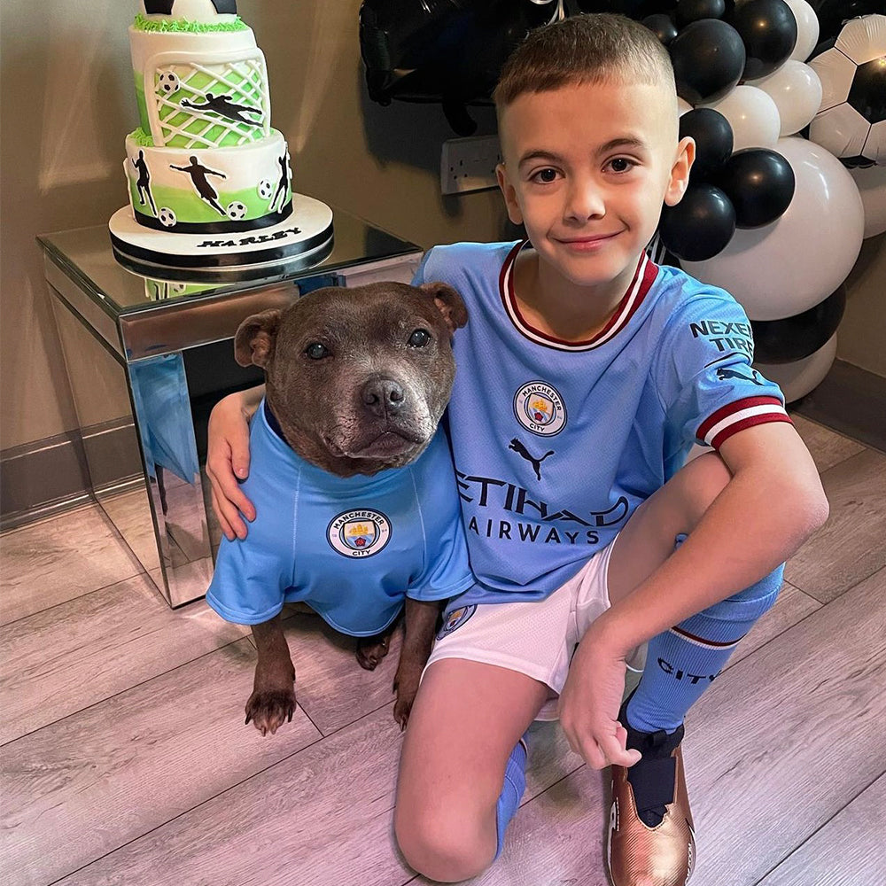 Personalized Man City Dog Shirt