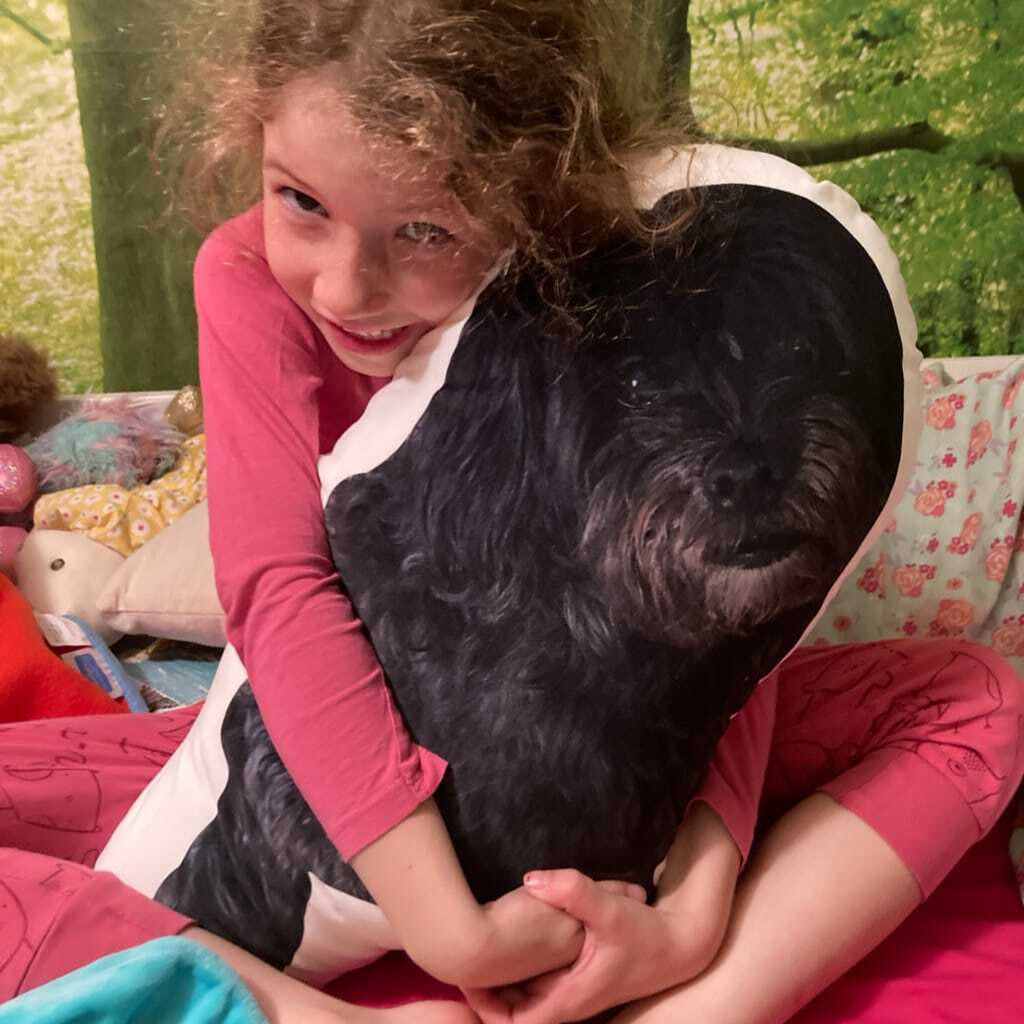 Dog Photo Shaped Pillow