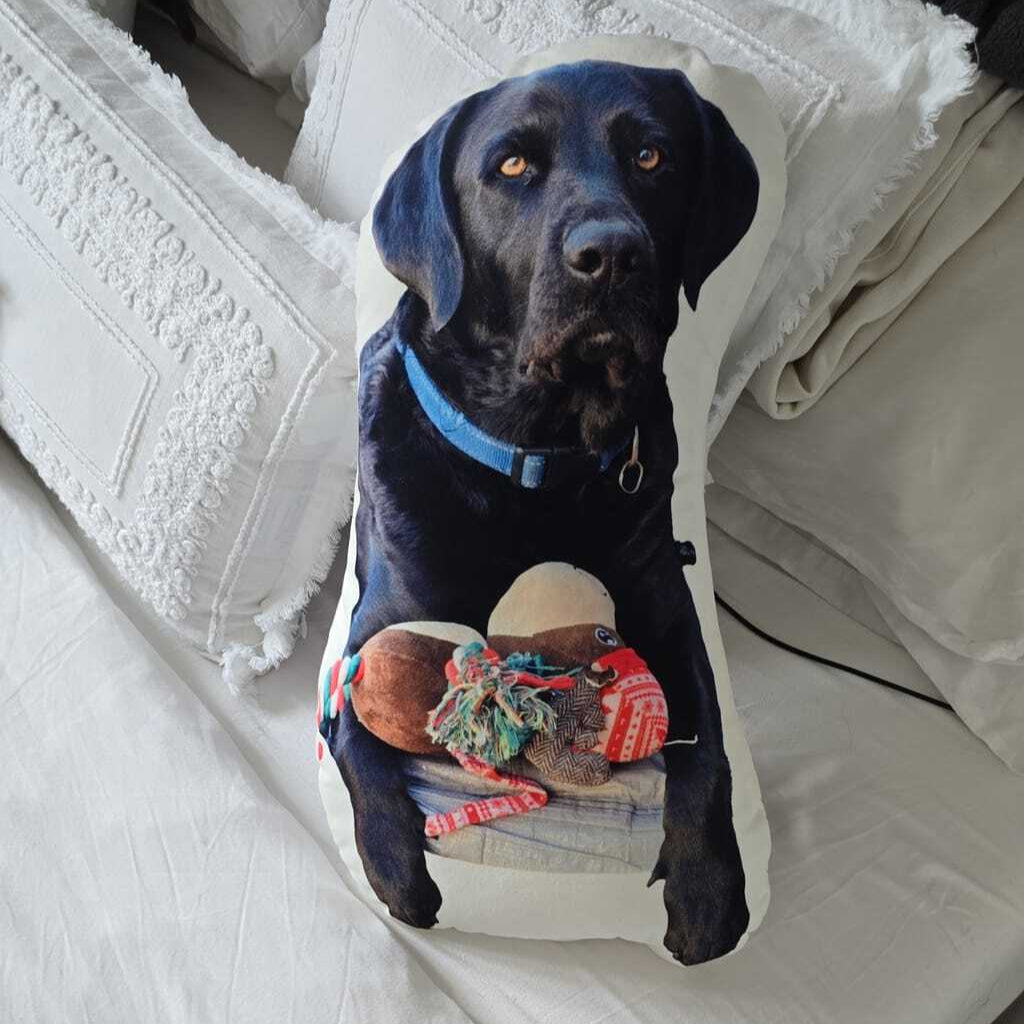 Dog Photo Shaped Pillow