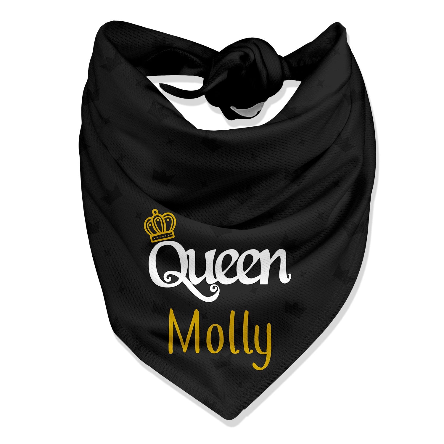 queen personalized dog bandana