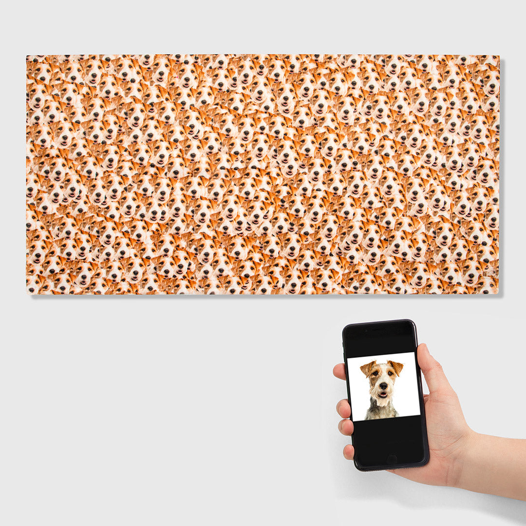 Photo Mash Dog Towel