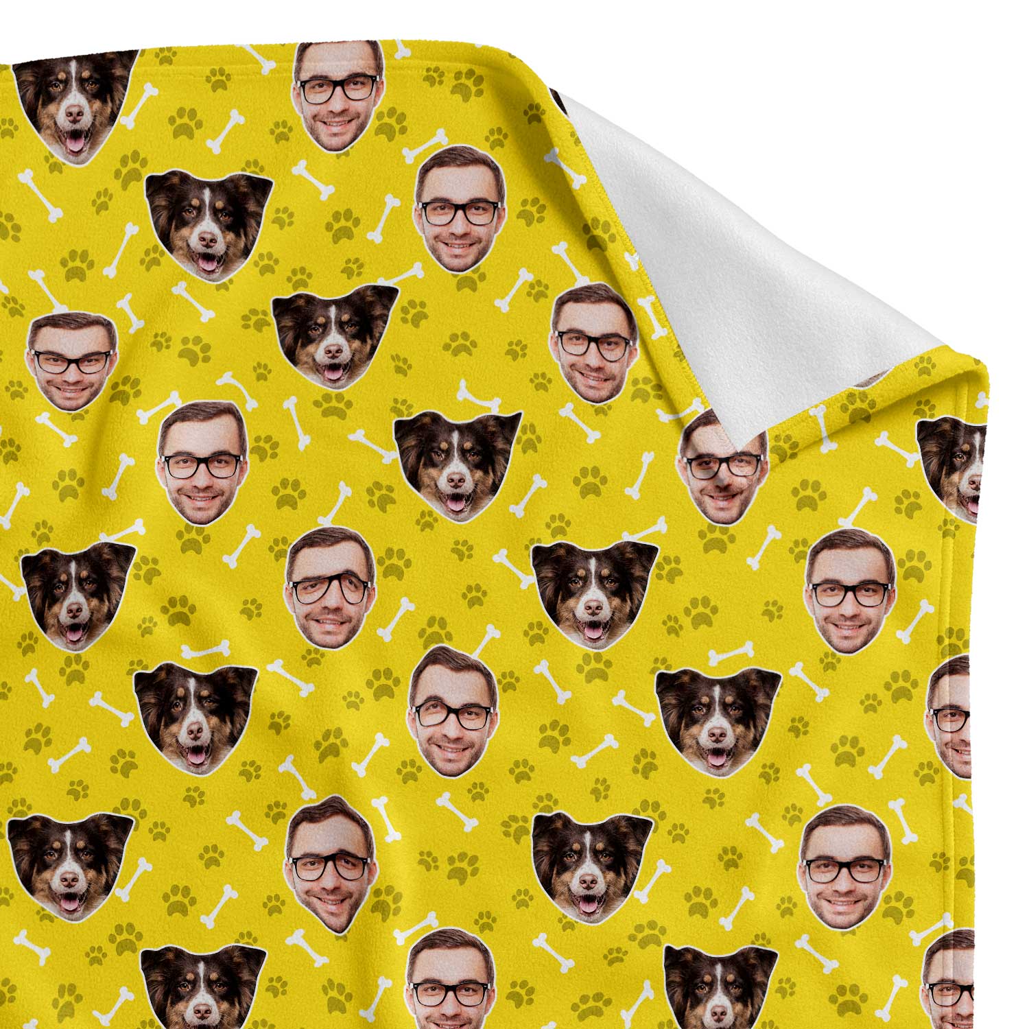 Dog & Owner Personalized Blanket