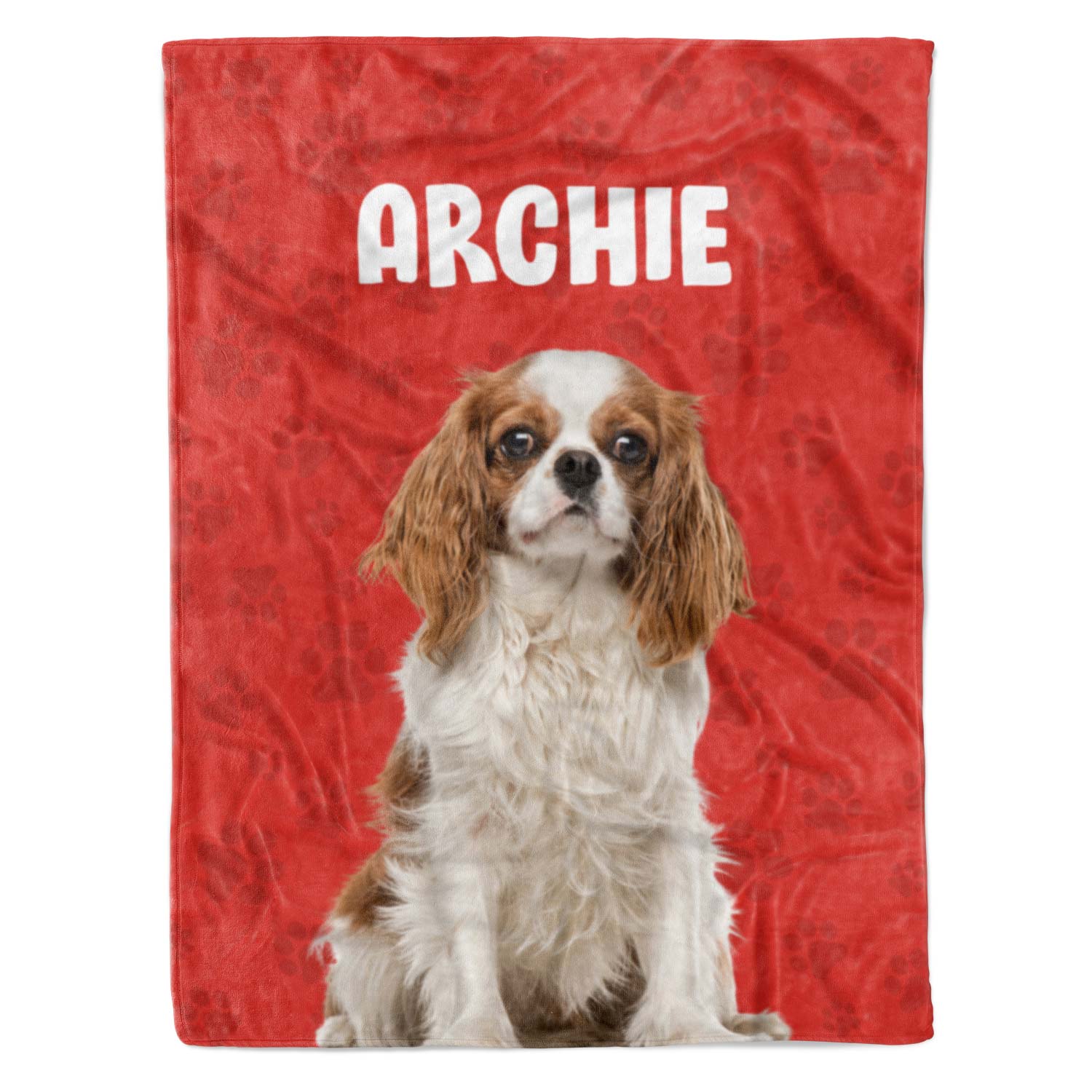 Dog Name Personalized Blanket