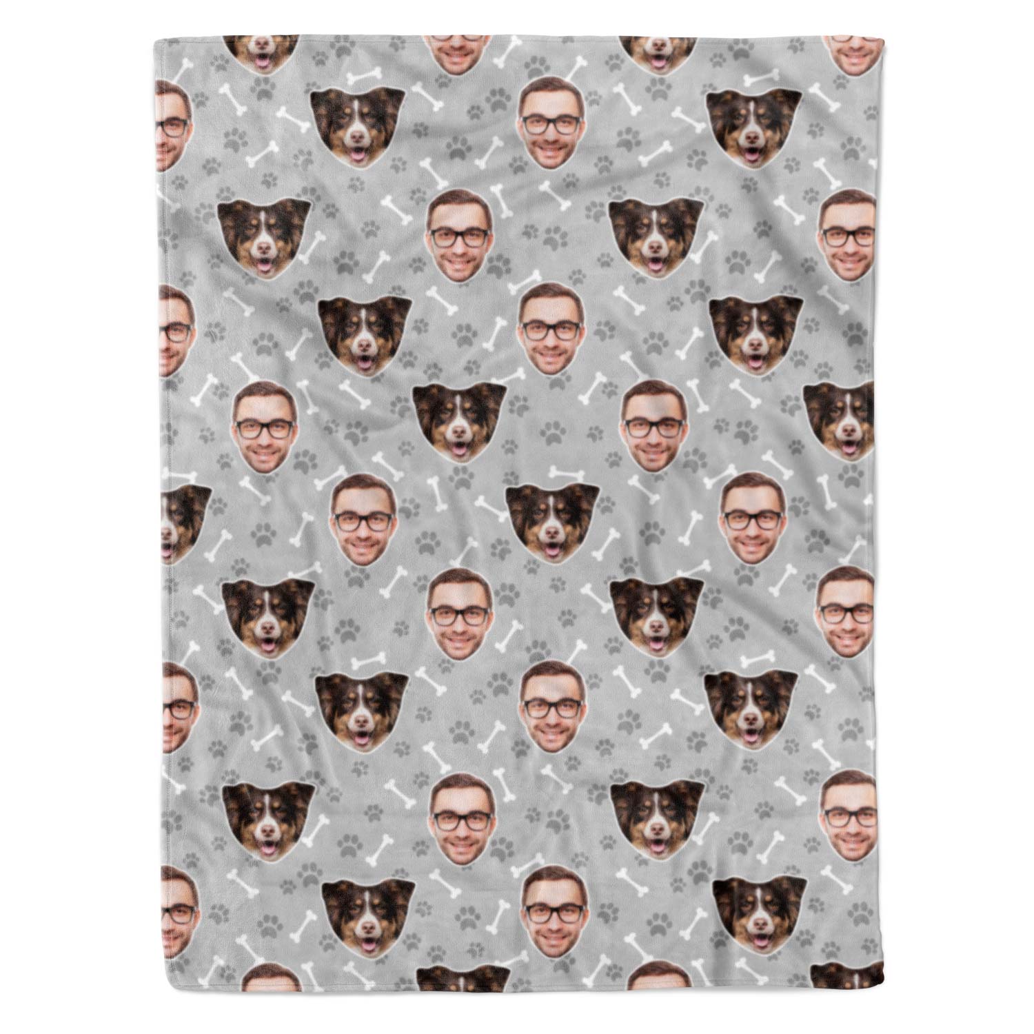 Dog & Owner Personalized Blanket