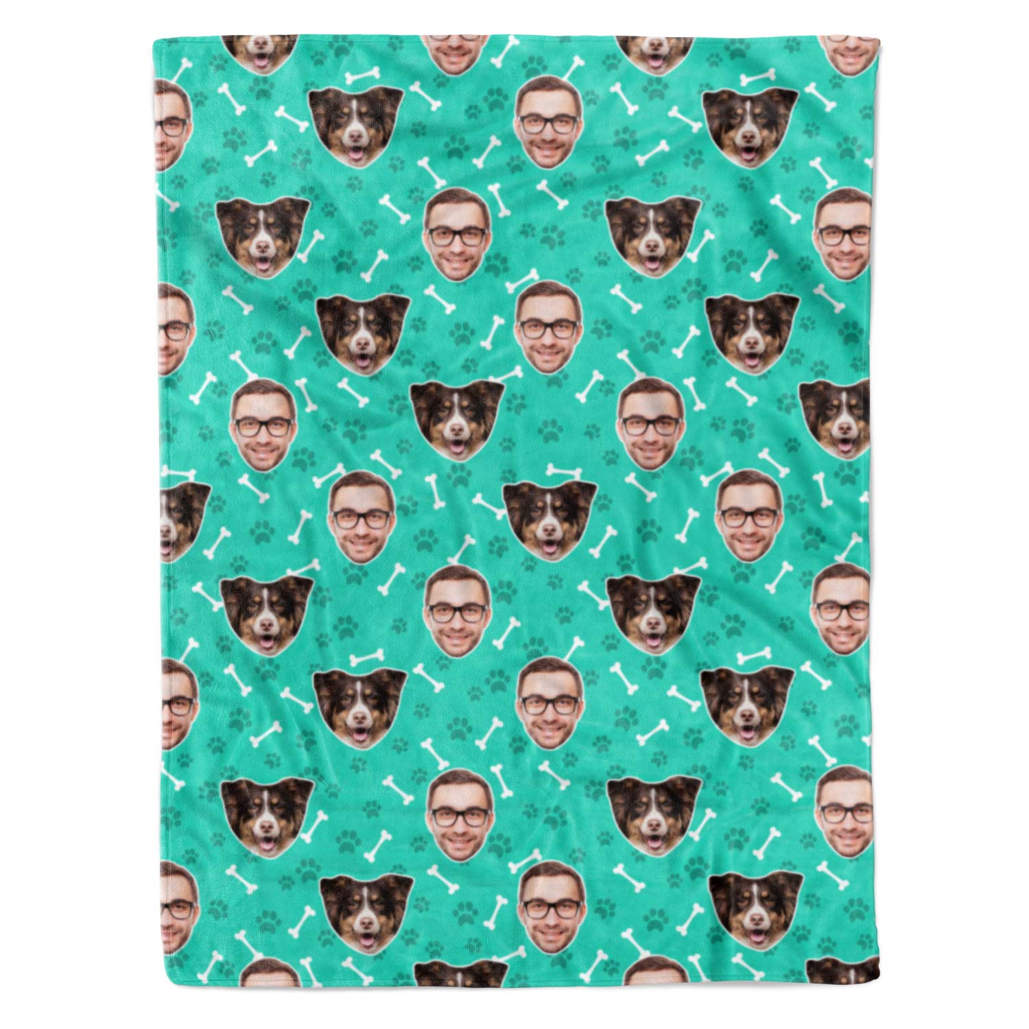 Dog & Owner Personalized Blanket