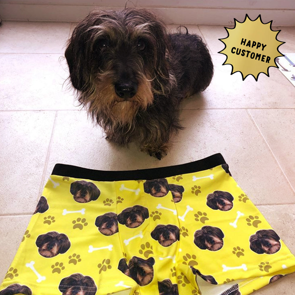Print Dog Photo On Boxer Shorts