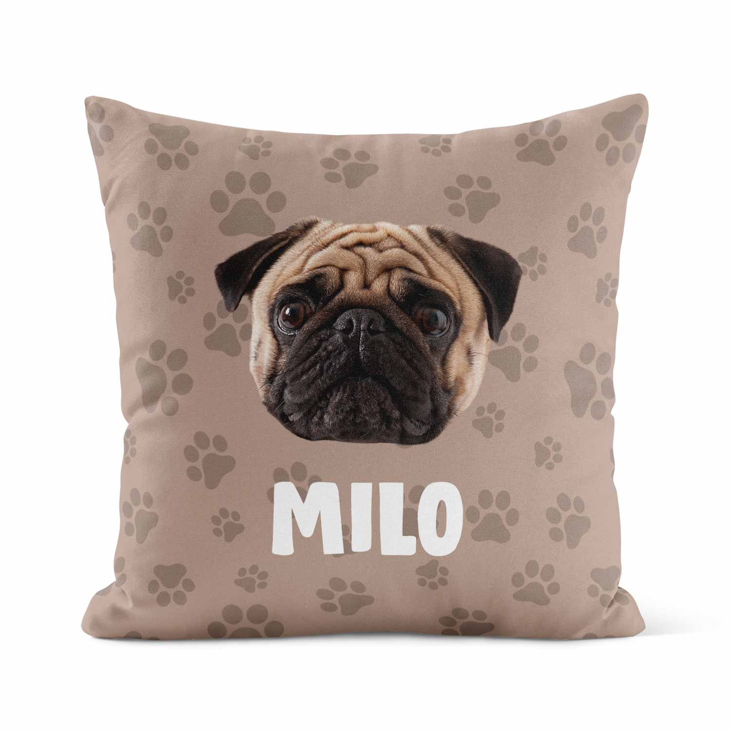 Your Dog Name & Face Custom Cushion
