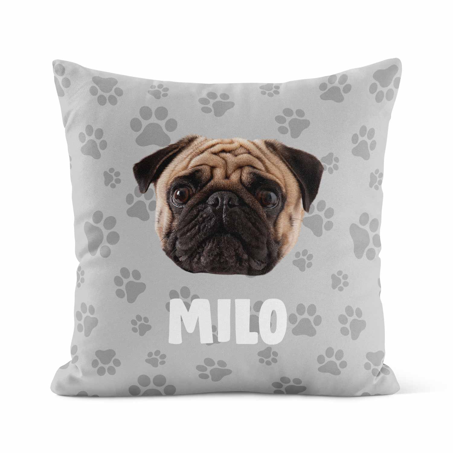 Your Dog Name & Face Custom Cushion