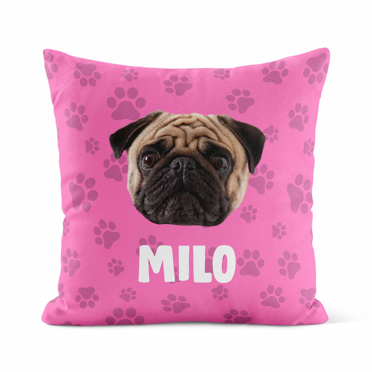 Your Dog Name & Face Custom Cushion