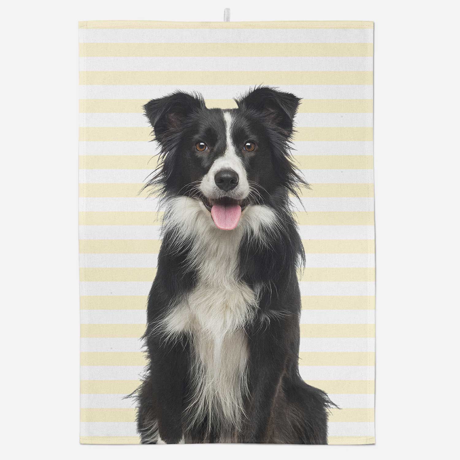Your Dog Stripes Dish Towel