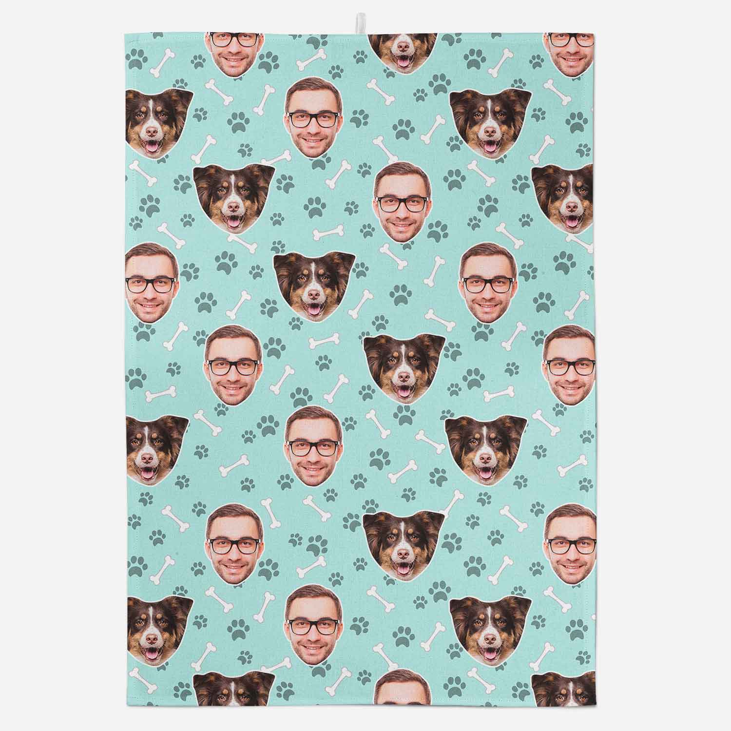 Your Dog & You Personalized Dish Towel