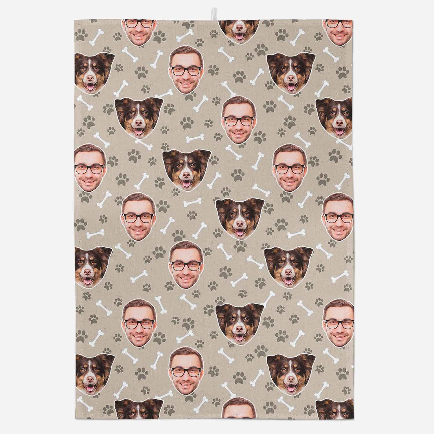 Your Dog & You Personalized Dish Towel