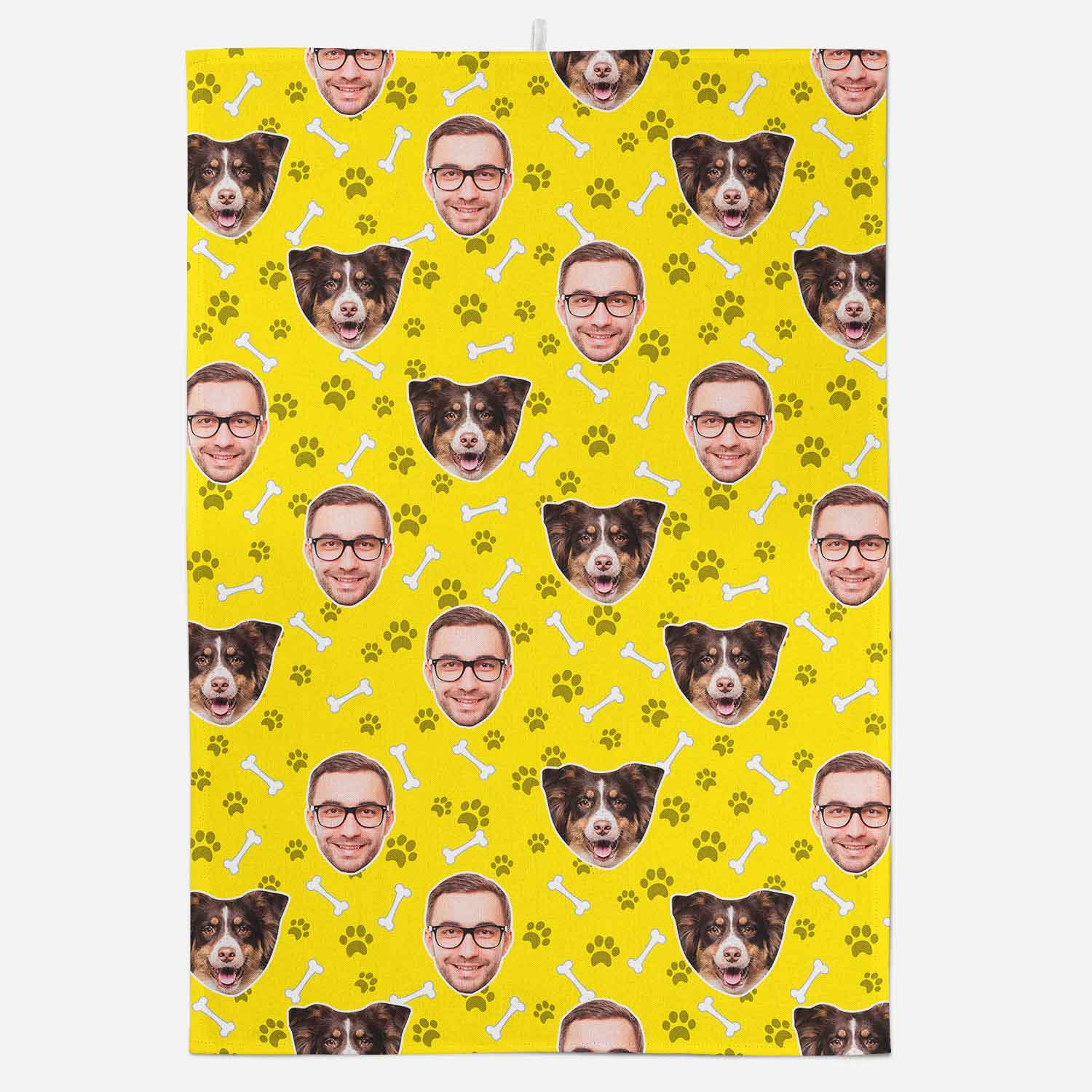 Your Dog & You Personalized Dish Towel