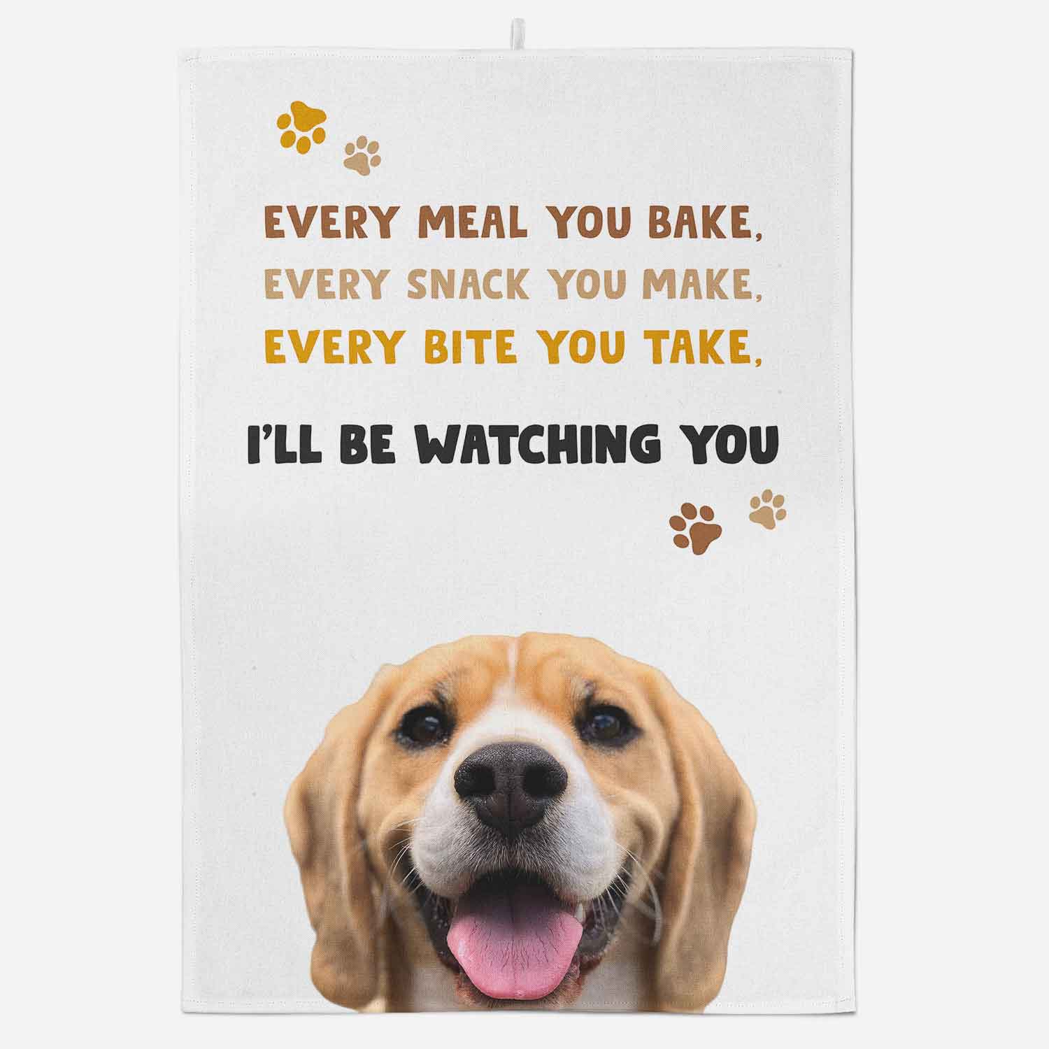 Every Meal You Bake Personalized Dog Dish Towel