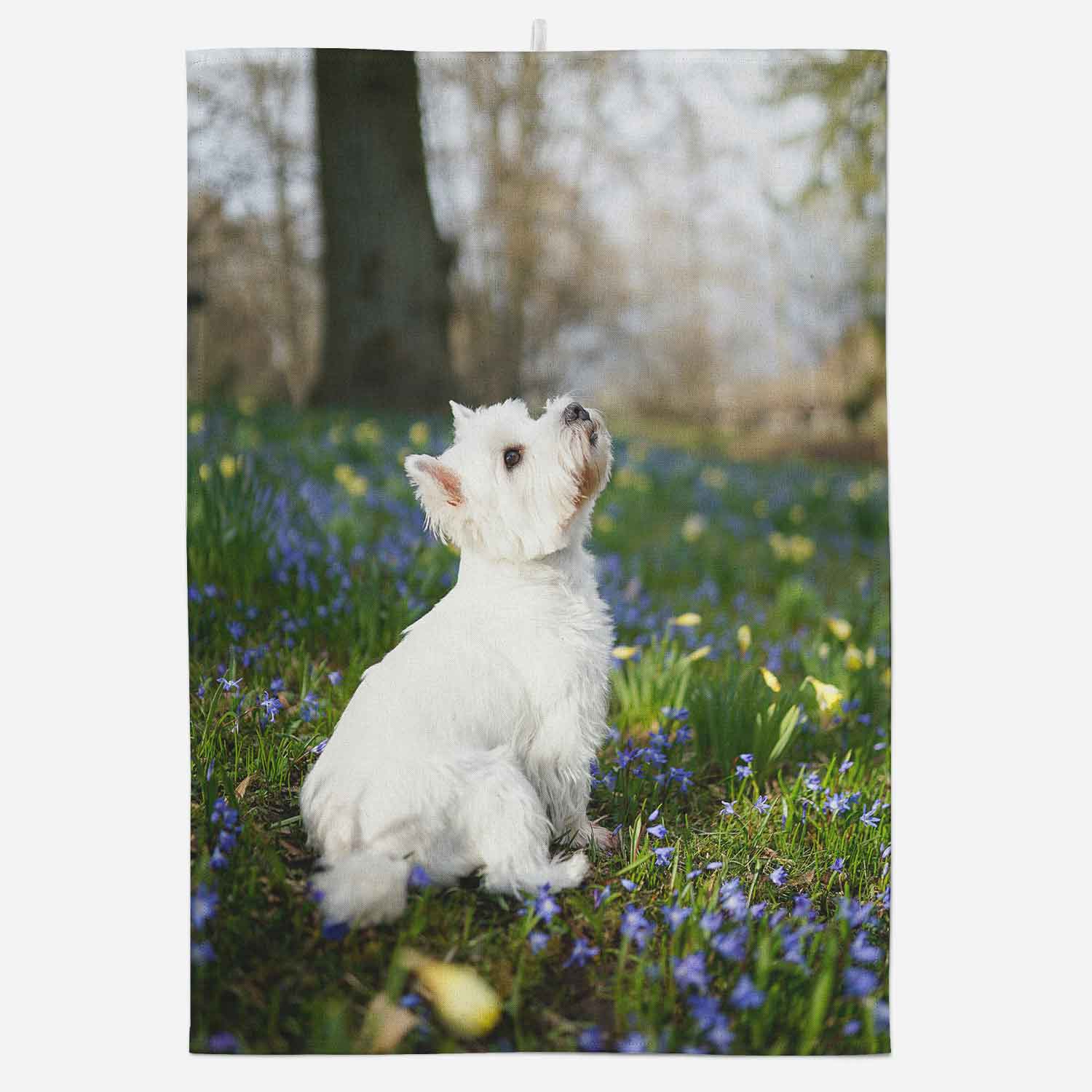 Full Photo Personalized Dog Dish Towel
