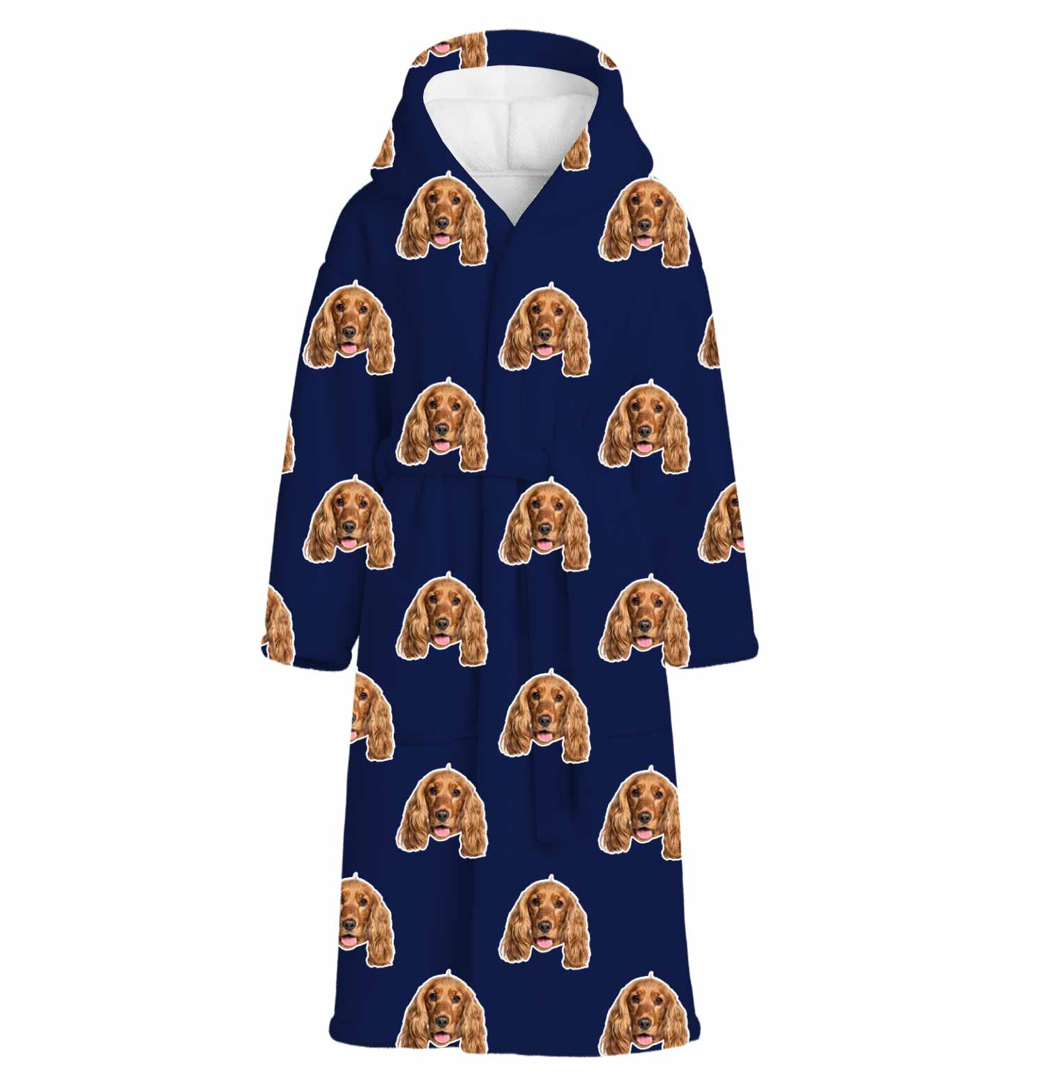 Your Dog's Face Personalized Bathrobe