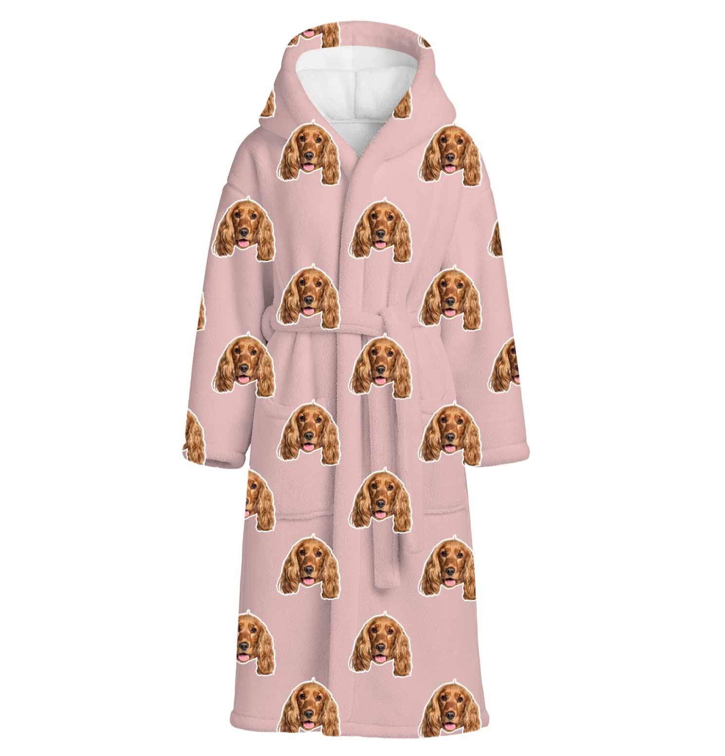 Your Dog's Face Personalized Bathrobe