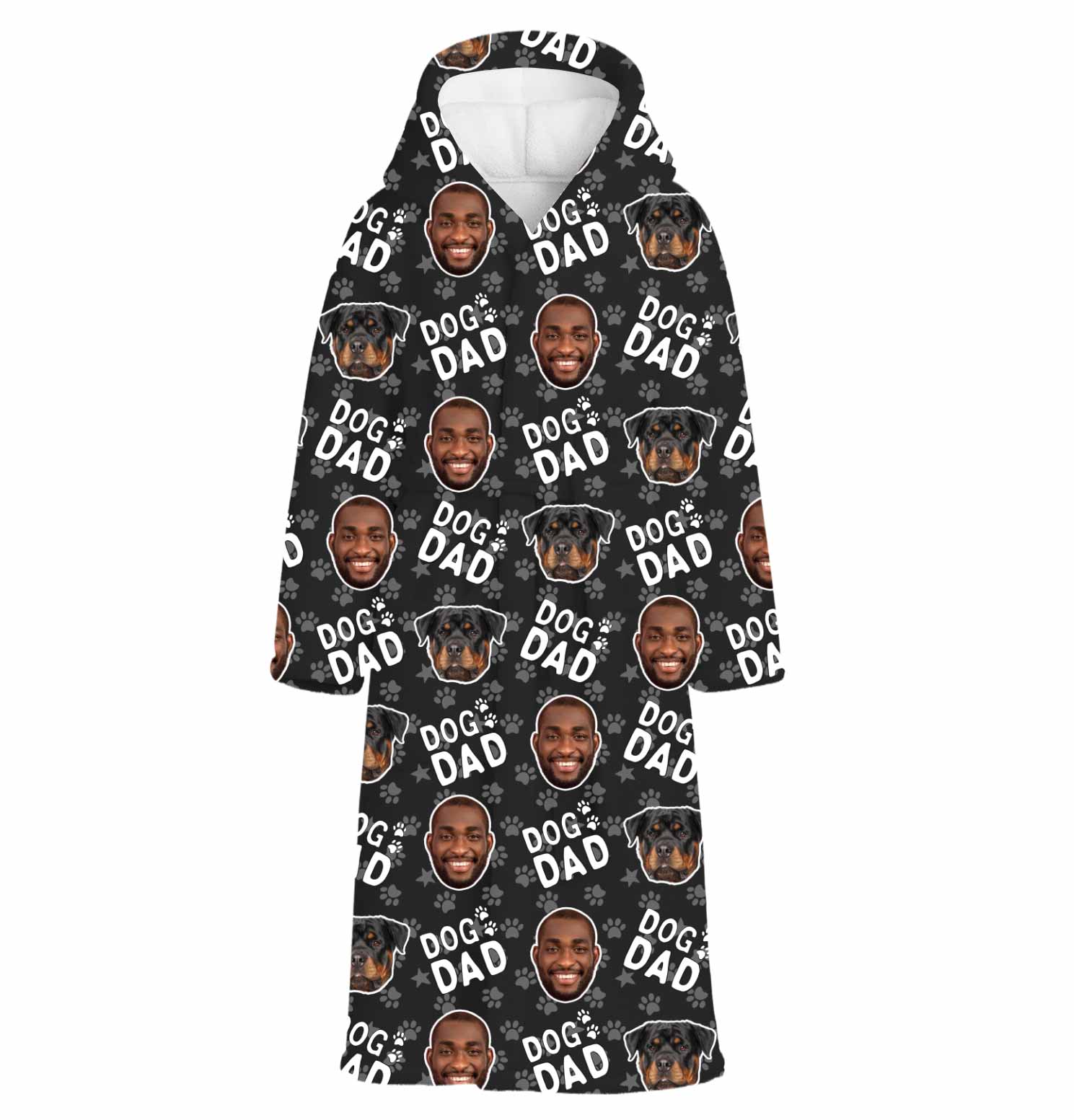 Dog Dad Personalized Bathrobe