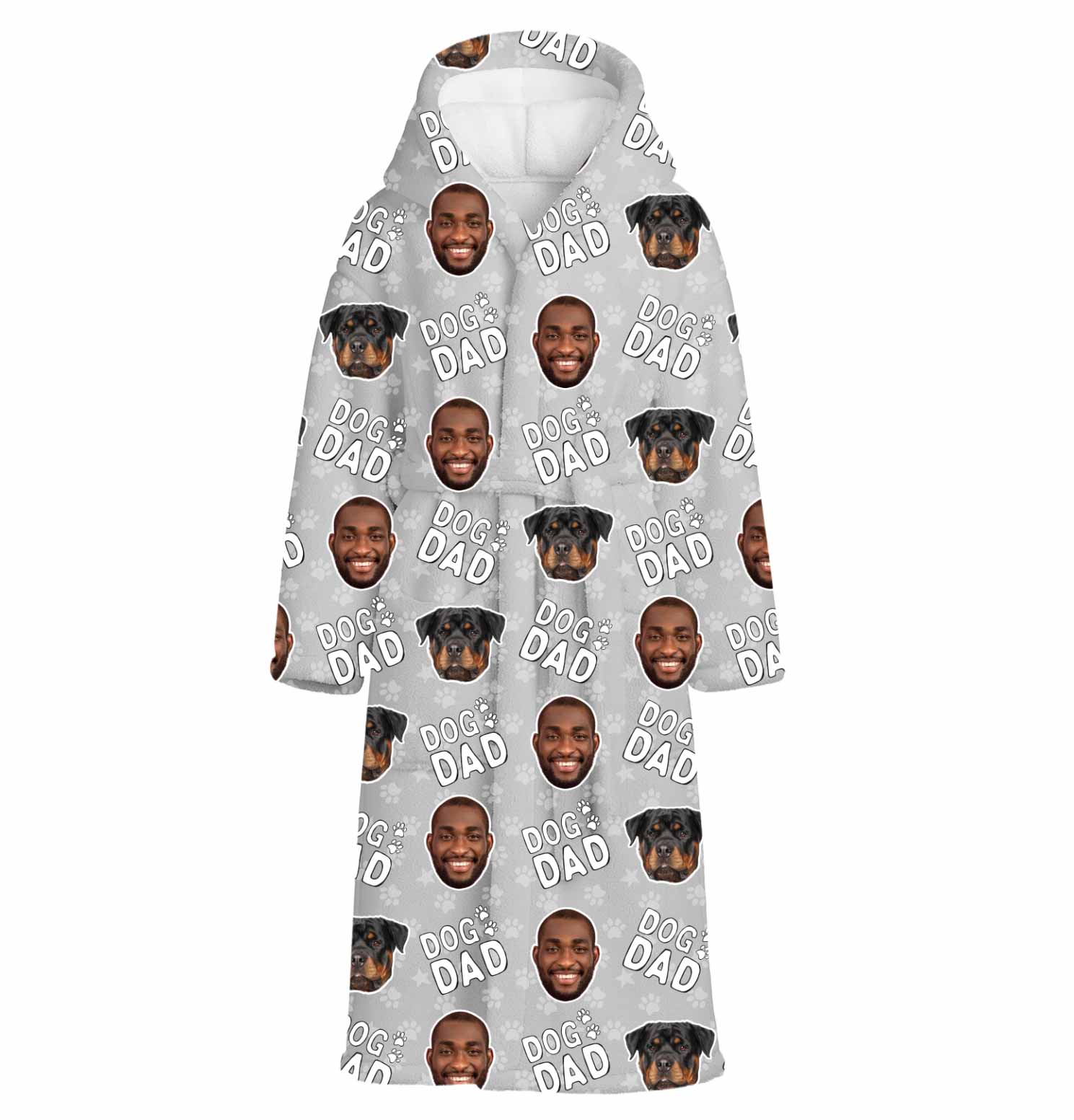 Dog Dad Personalized Bathrobe