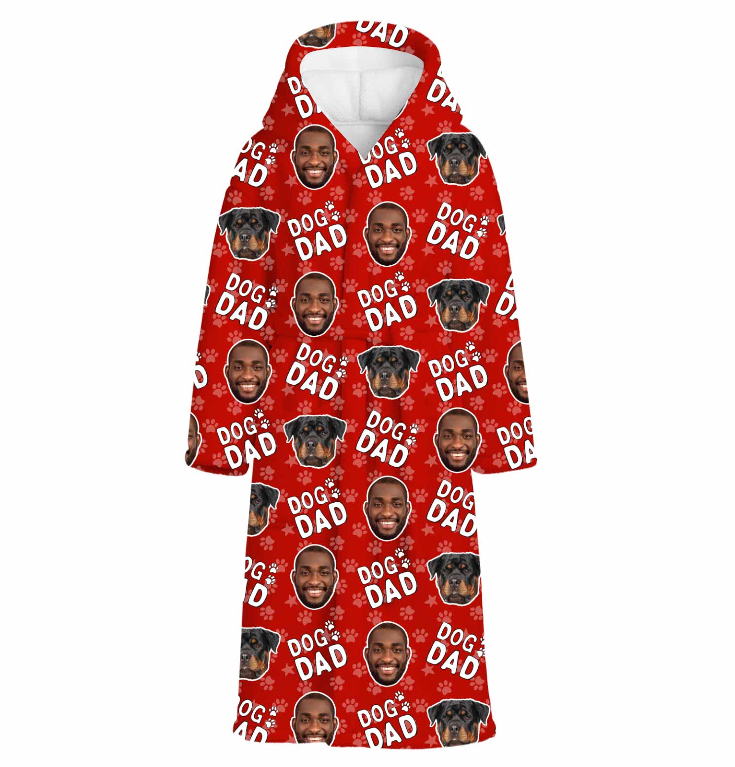 Dog Dad Personalized Bathrobe