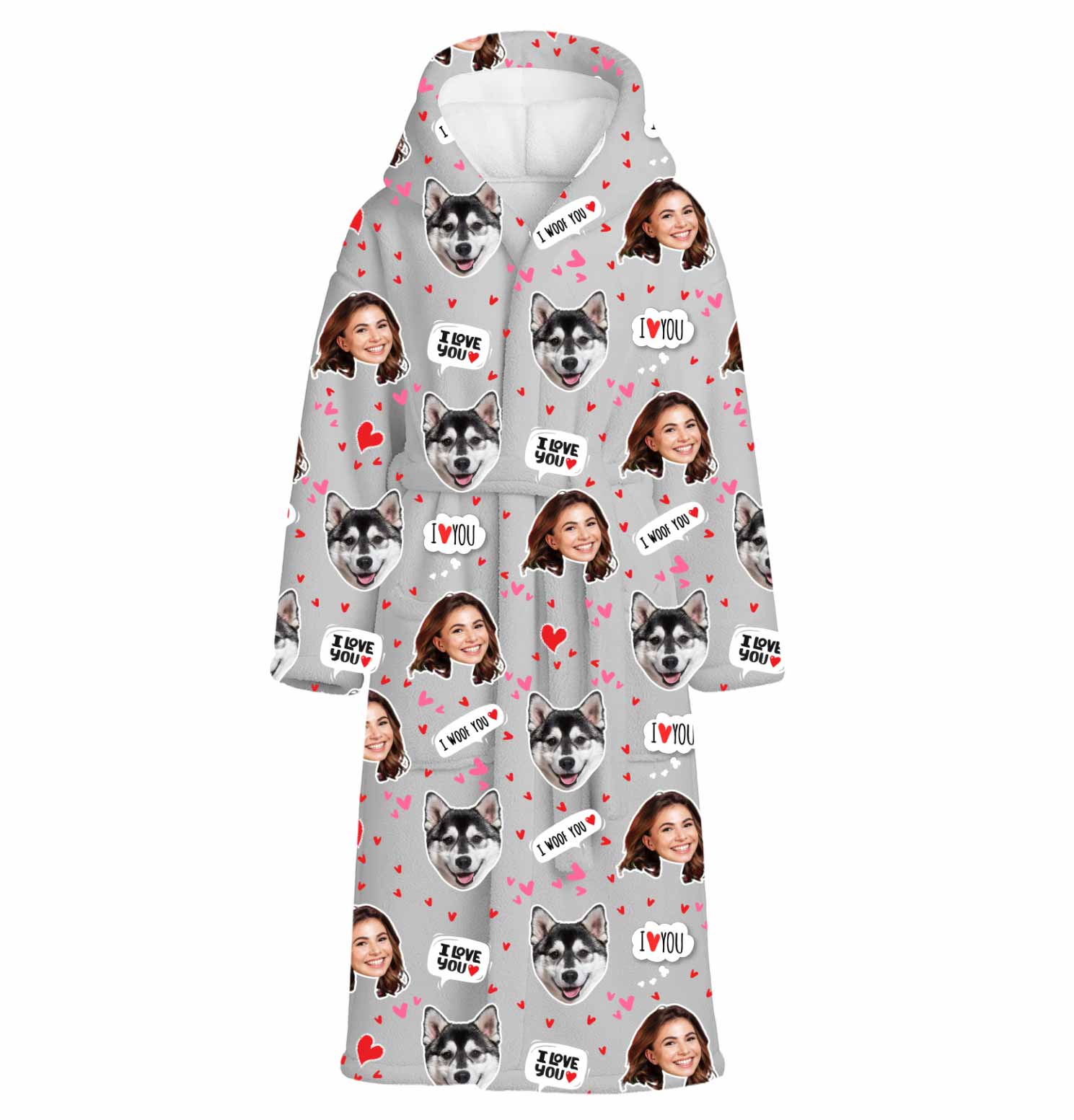 I Woof You Personalized Bathrobe