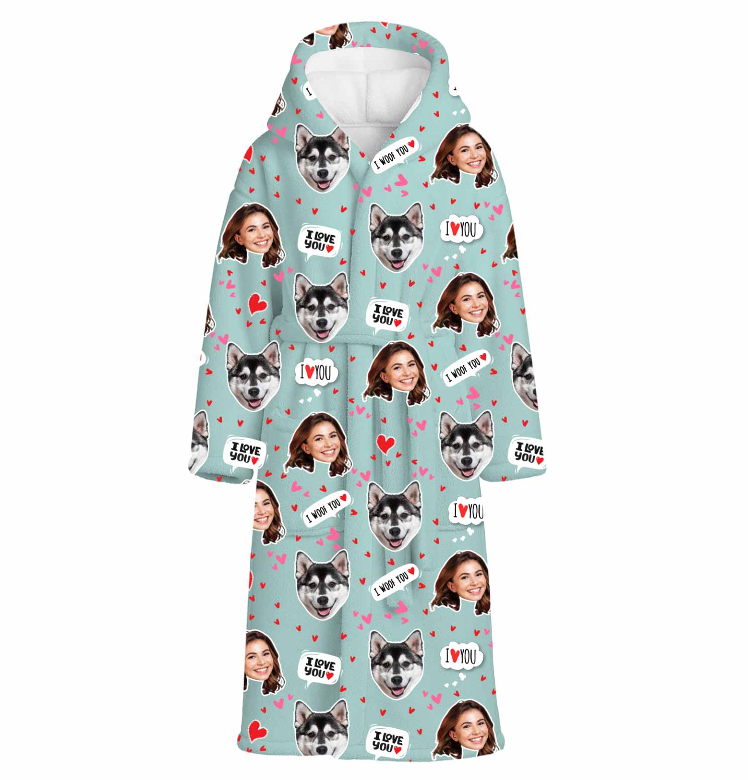 I Woof You Personalized Bathrobe