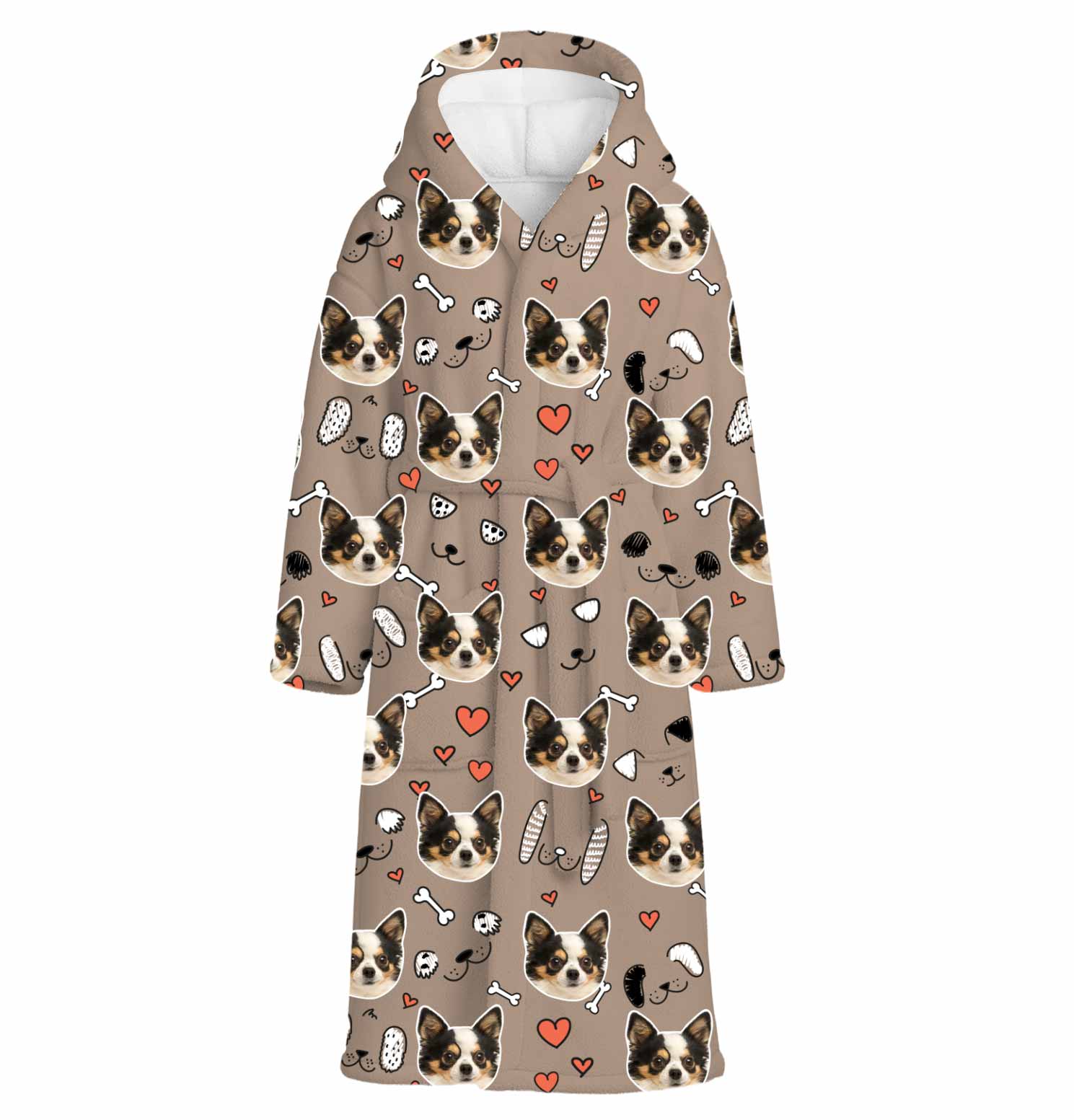 Dog Doodle Personalized Bathrobe