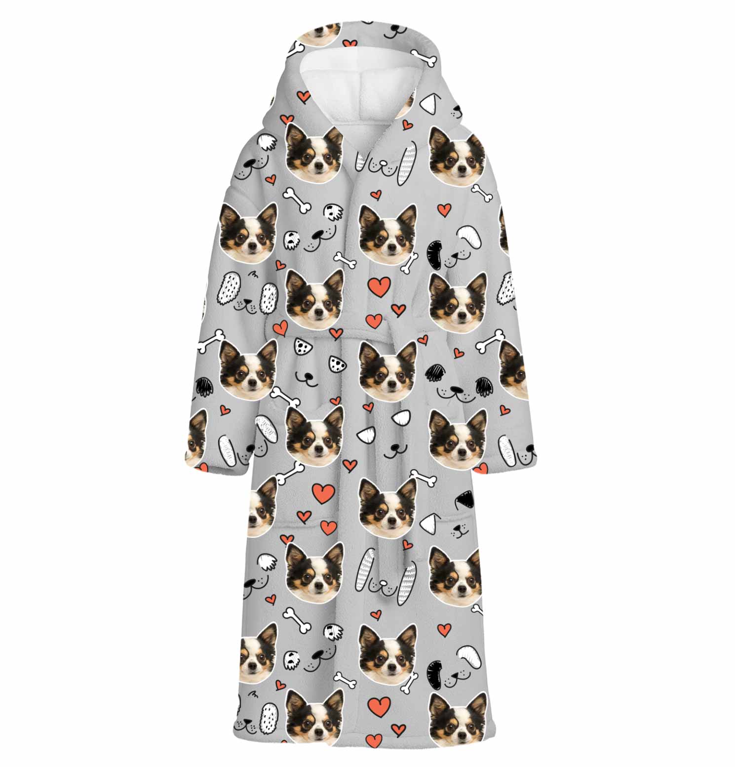 Dog Doodle Personalized Bathrobe
