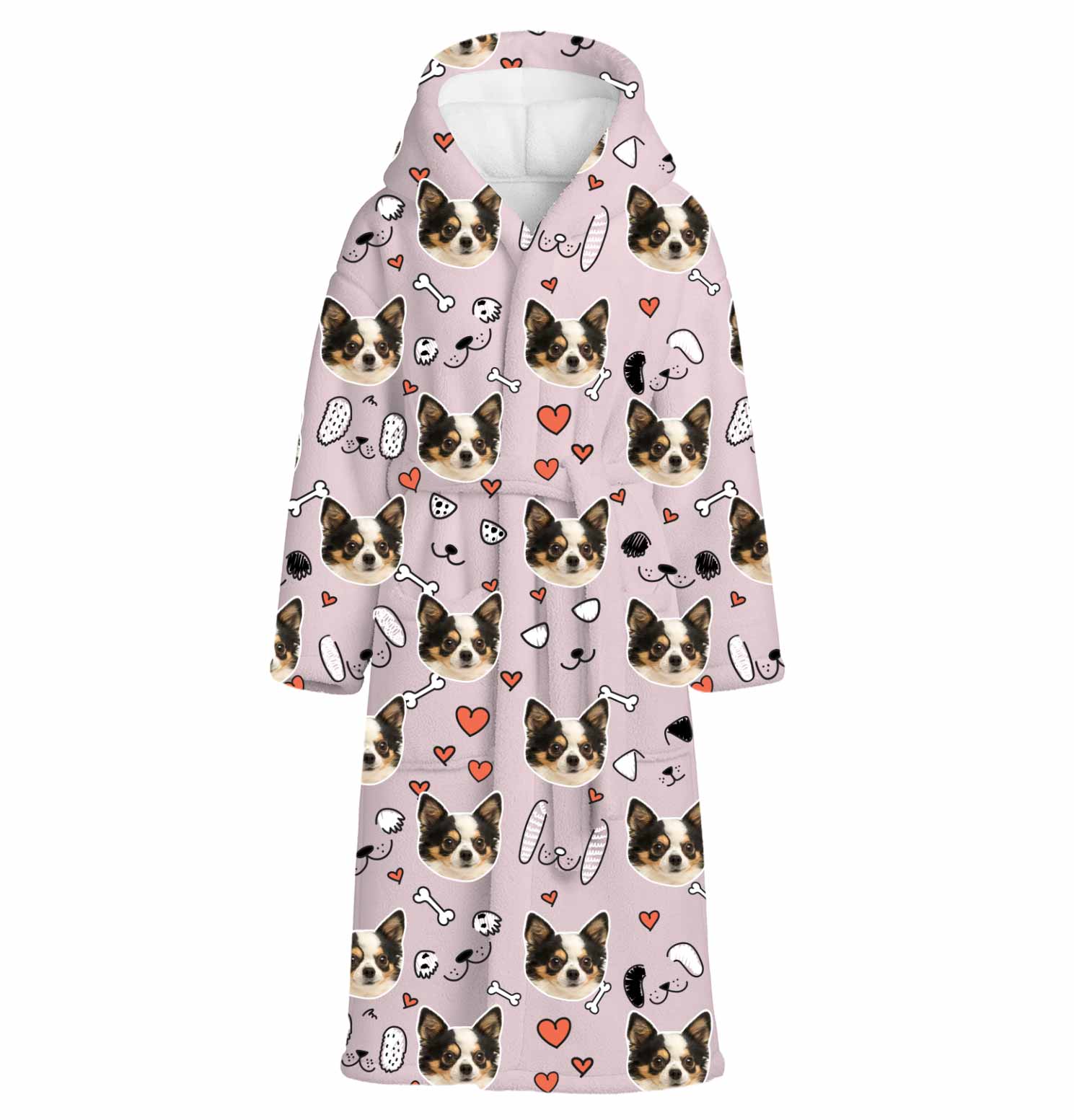 Dog Doodle Personalized Bathrobe