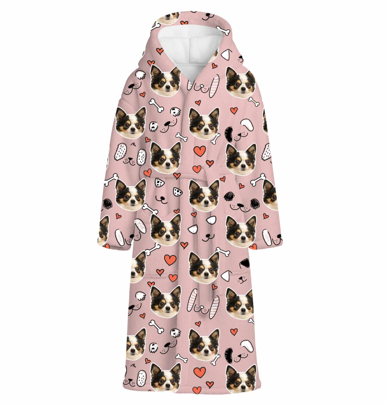 Dog Doodle Personalized Bathrobe