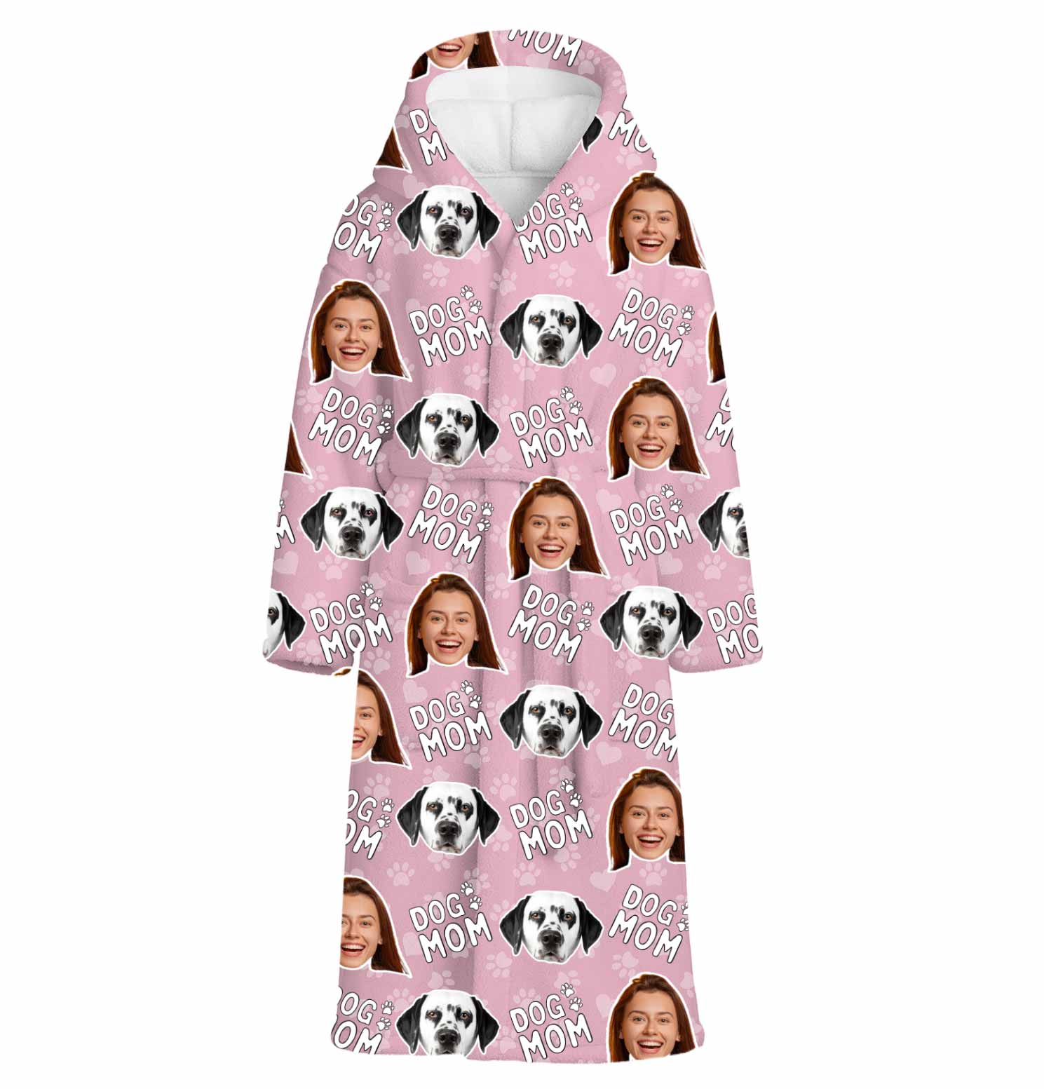 Dog Mom Personalized Bathrobe
