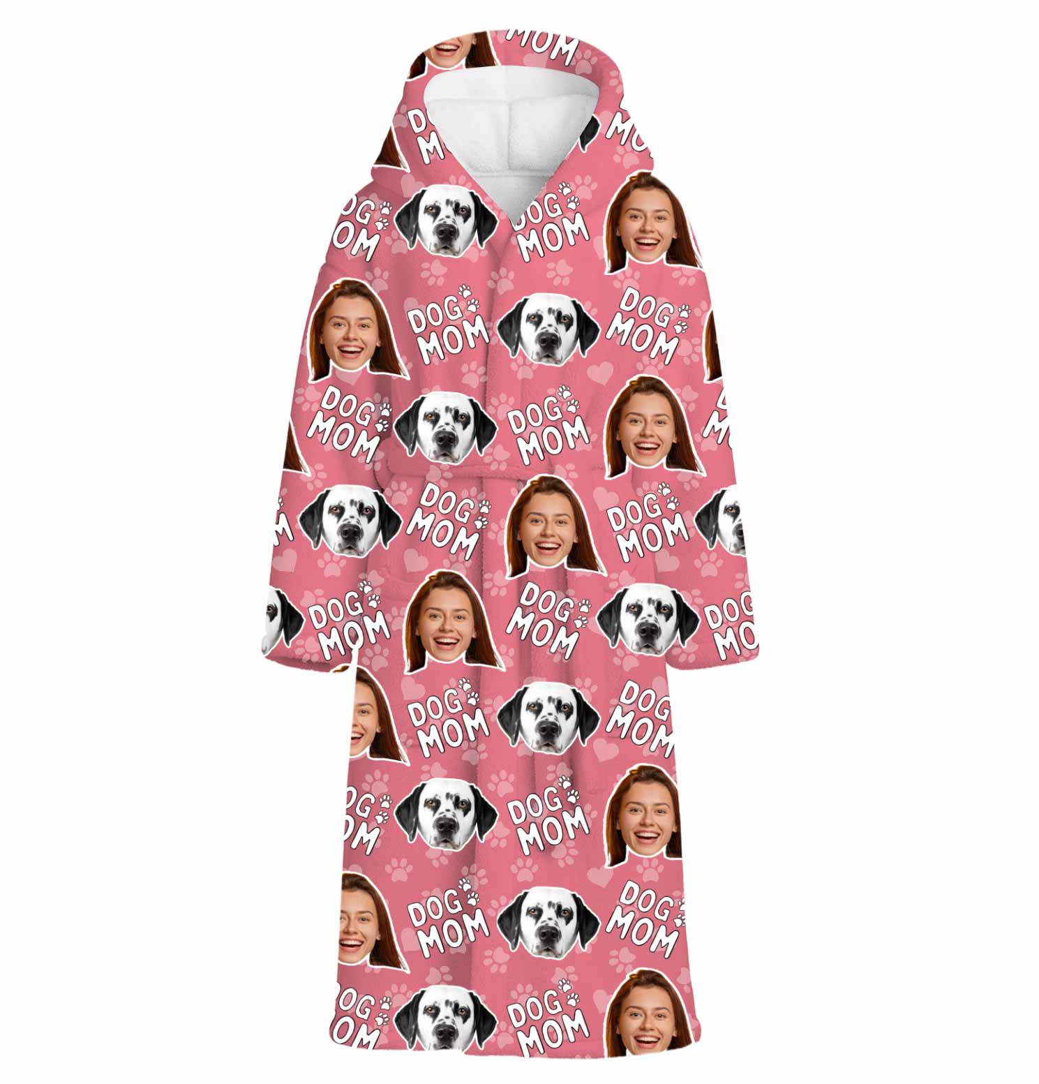 Dog Mom Personalized Bathrobe